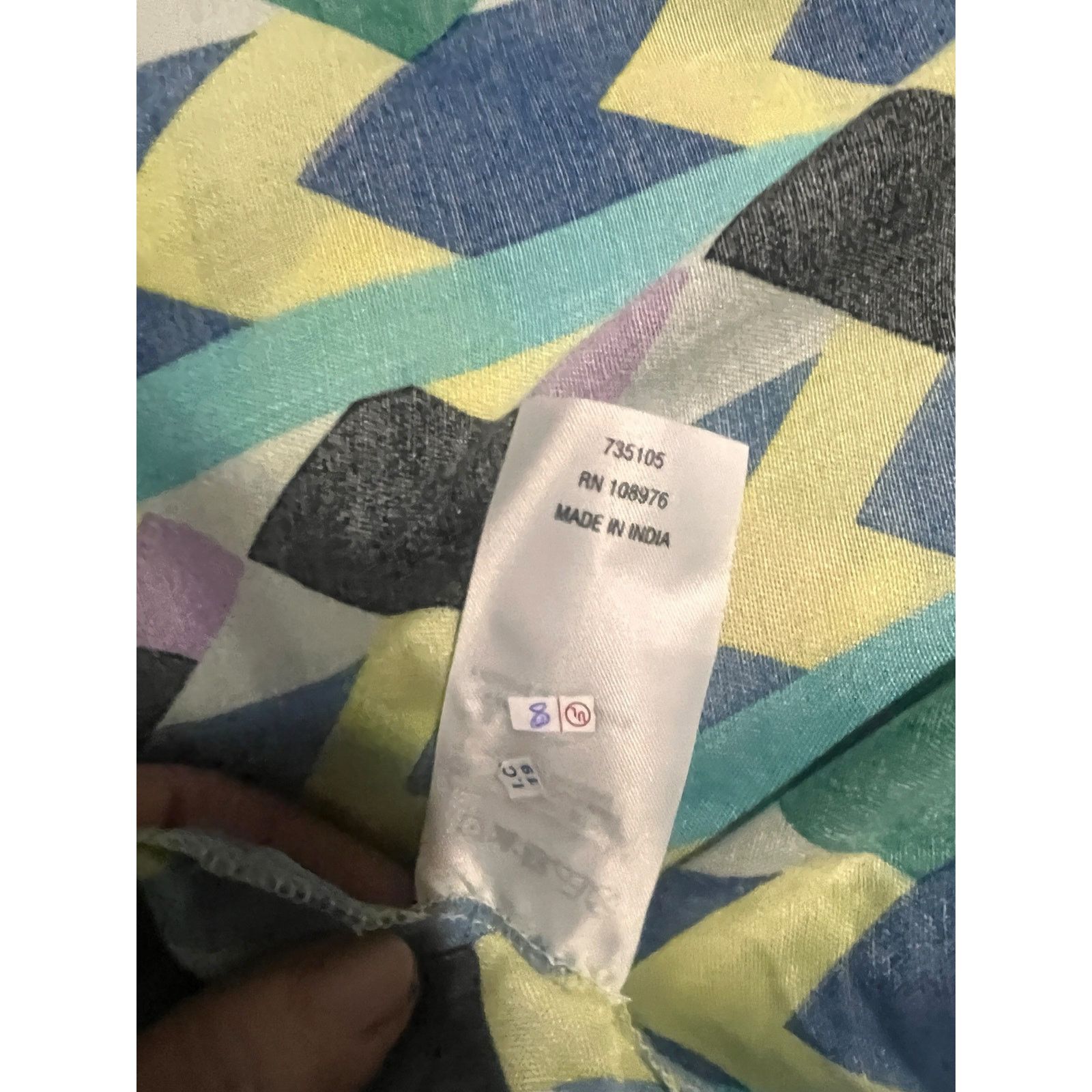 Other Curations Kimono Multi-Color Geometric Size Med-Large EUC Size M / US 6-8 / IT 42-44 - 8 Thumbnail