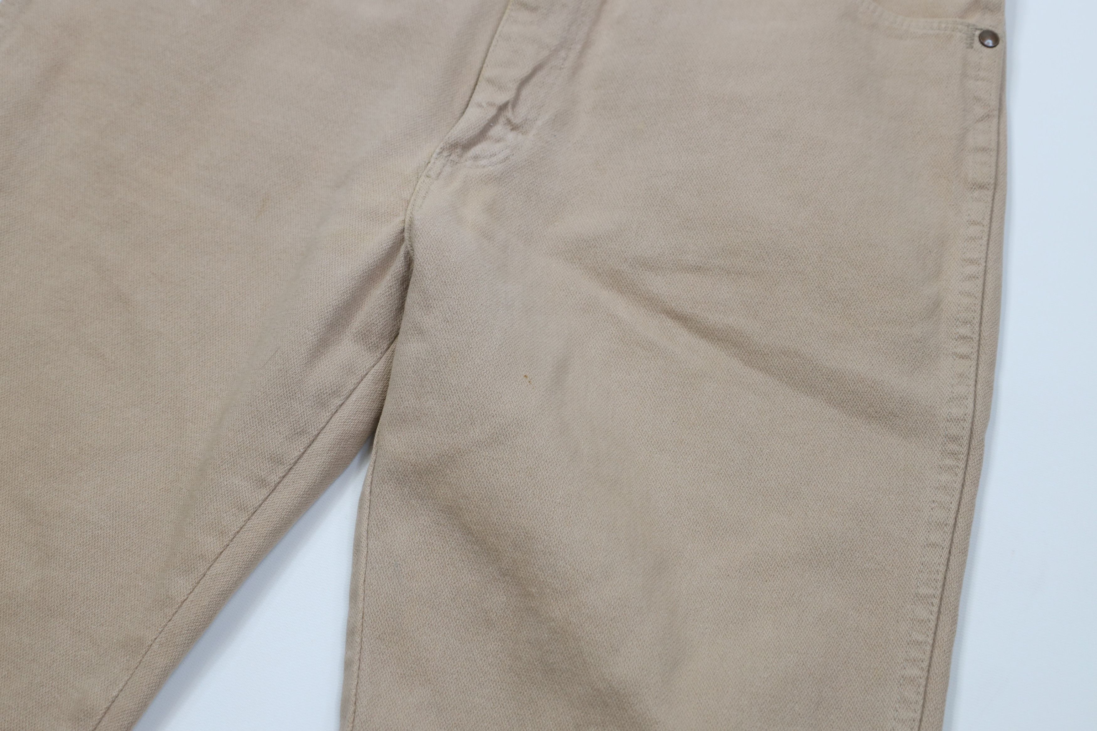 Eddie Bauer Vintage 90s Eddie Bauer Bootcut Wide Leg Jeans Tan USA Size US 36 / EU 52 - 6 Thumbnail