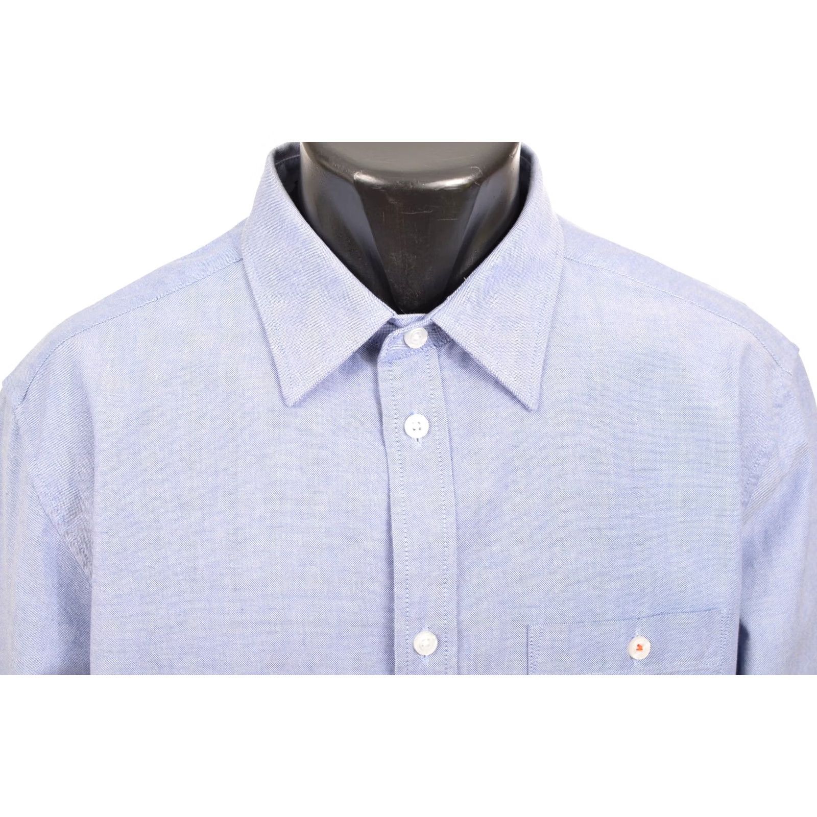 Vintage Land Rover Mens Oxford Button-Up Shirt XL Blue Oxford Shirt Mens XL Long Sleeve Button-Up Brown? Size US XL / EU 56 / 4 - 2 Thumbnail