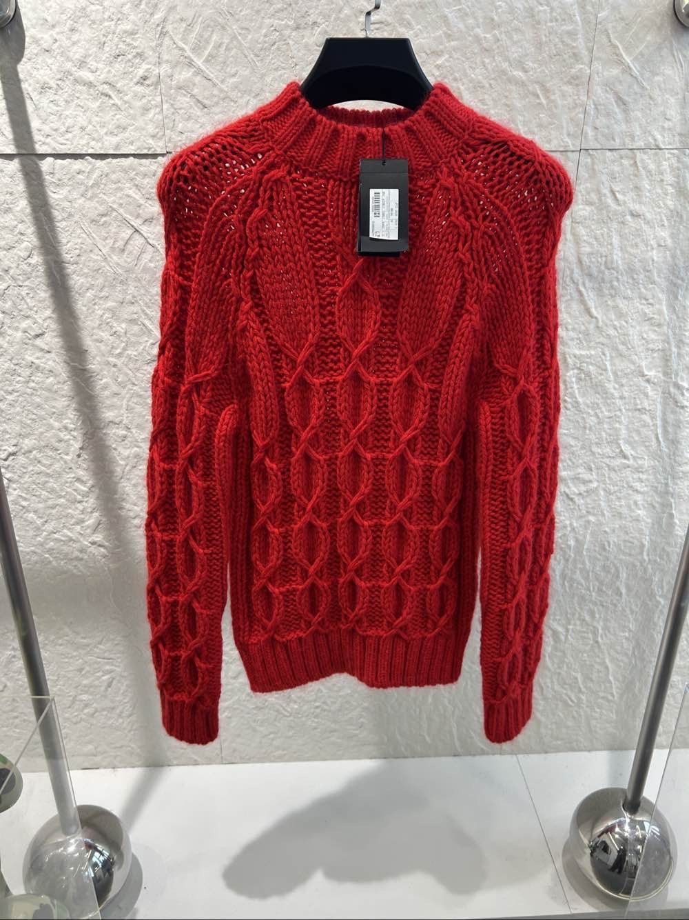 Saint Laurent Paris Saint Laurent Cable Knit Sweater Size S Size US S / EU 44-46 / 1 - 1 Thumbnail