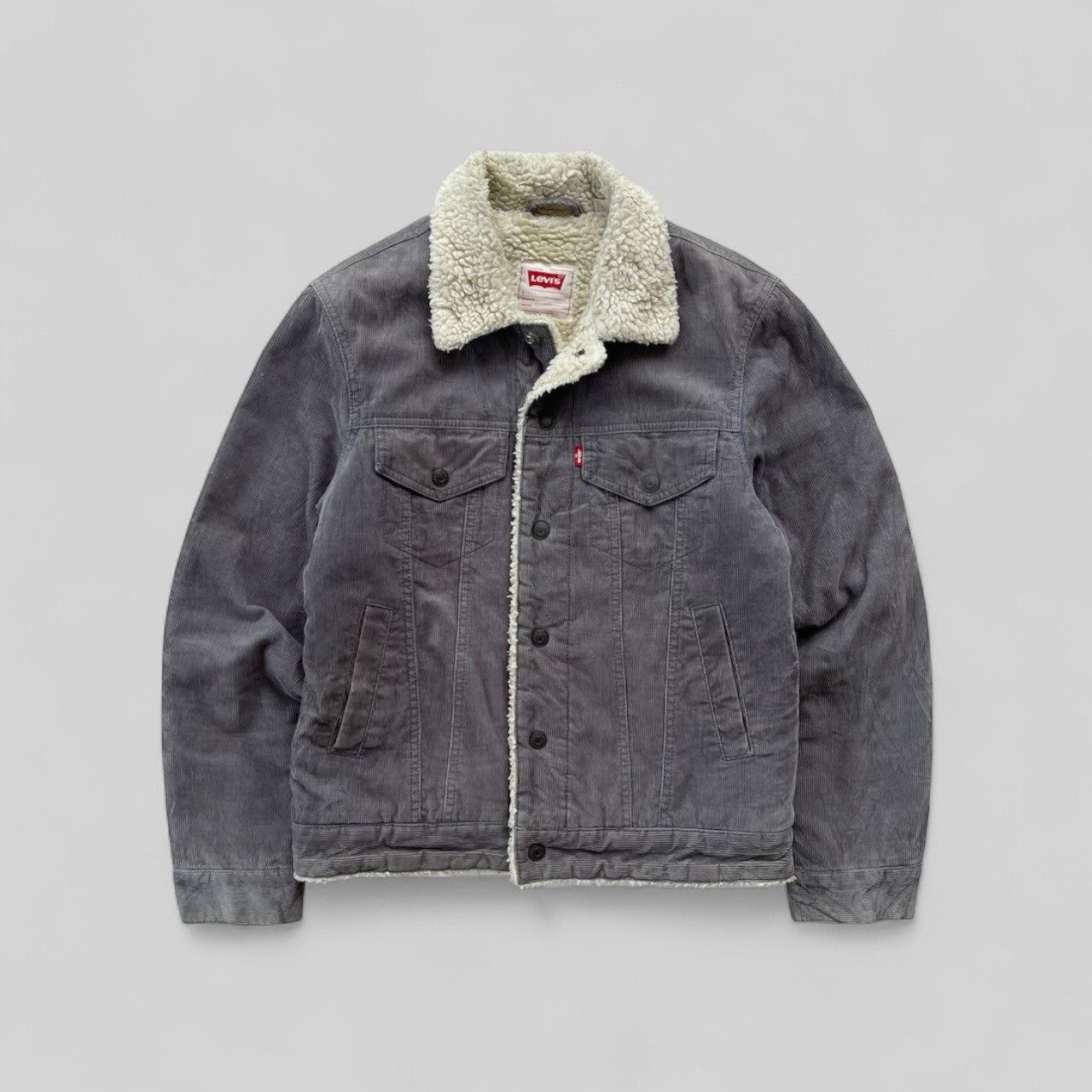 Levi's Vintage Clothing 🔥 Levis Men's Sherpa Corduroy Trucker Jacket Size US S / EU 44-46 / 1 - 4 Thumbnail
