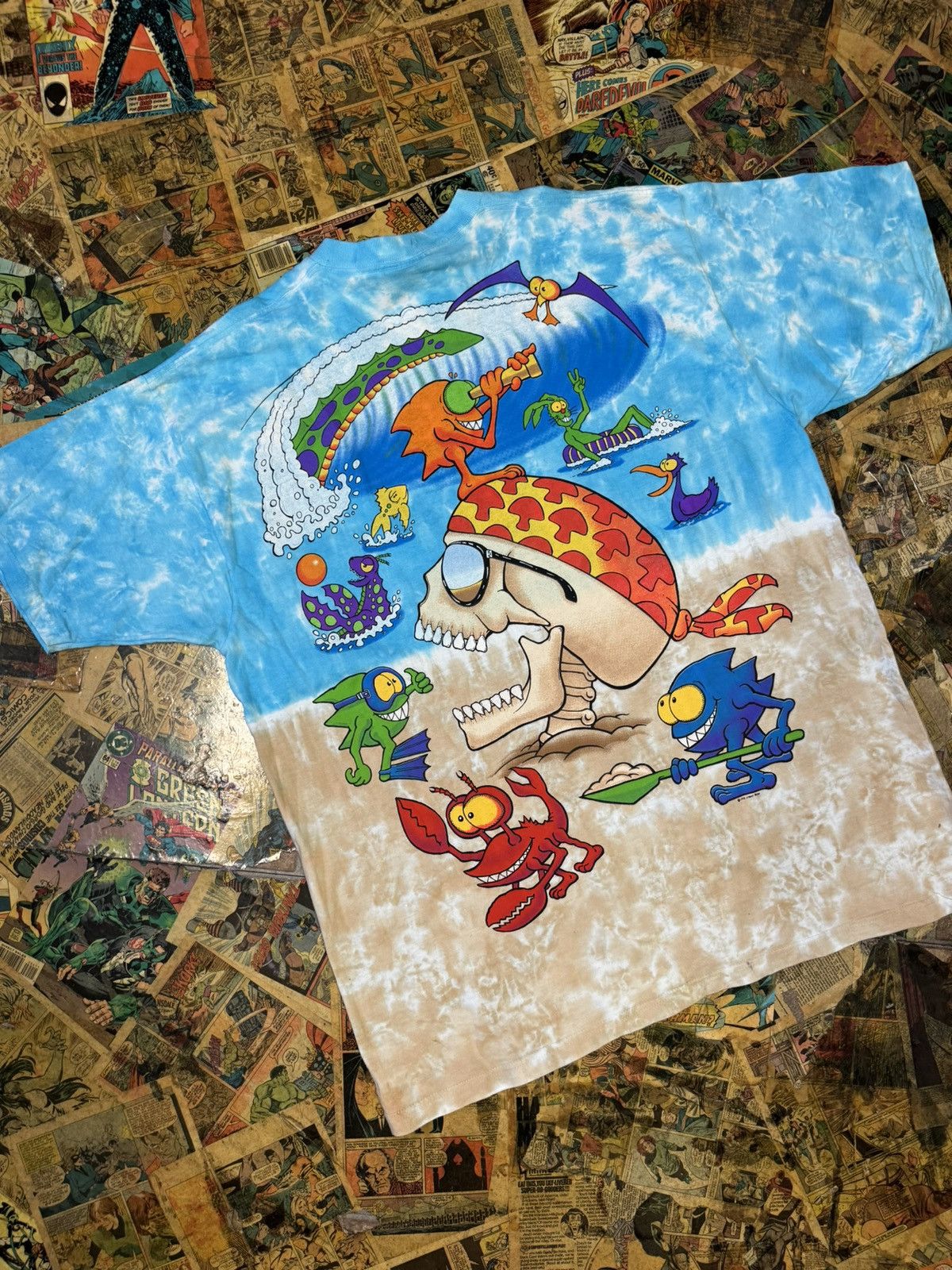 Liquid Blue × Vintage 1992 liquid blue signed Joey Mars AOP Size US XL / EU 56 / 4 - 2 Thumbnail