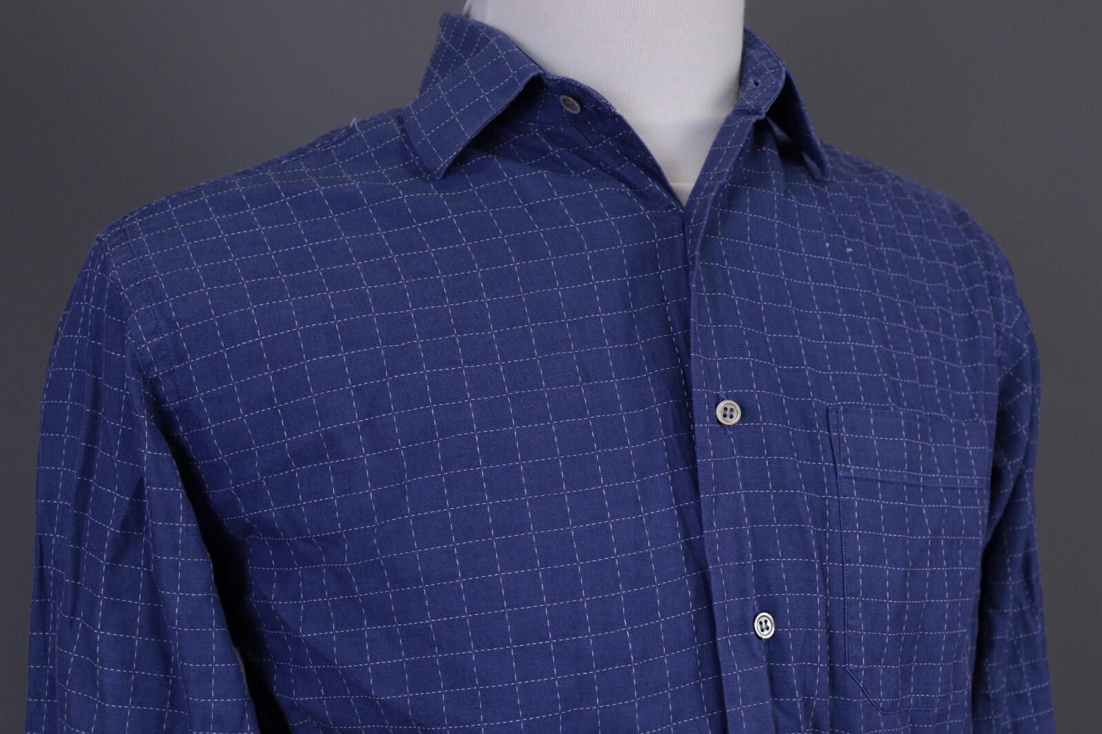 Christian Dior Monsieur Christian Dior Blue Check Dress Shirt Size 39 / 15 1/2 Size US M / EU 48-50 / 2 - 7 Thumbnail