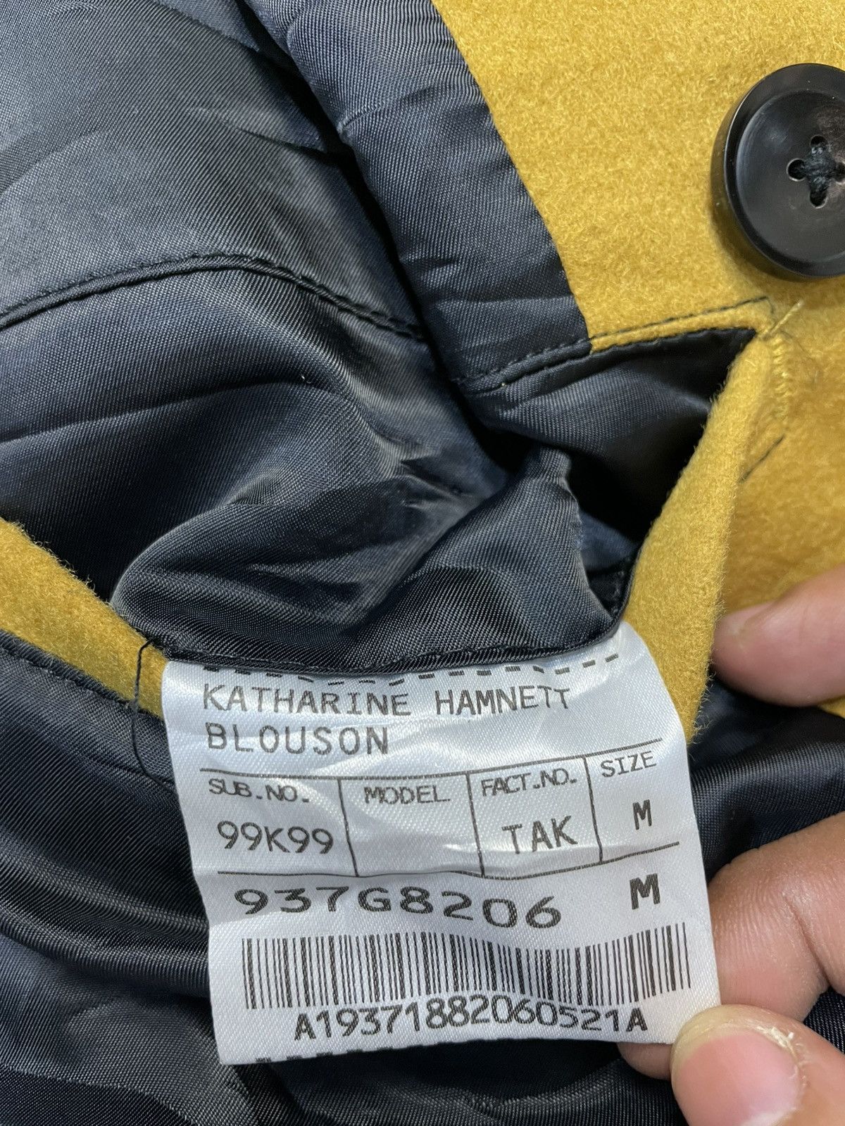 Katharine Hamnett London 🥷🏿Katharine Hamnett London Soft Wool Pea Coat Size US M / EU 48-50 / 2 - 7 Thumbnail