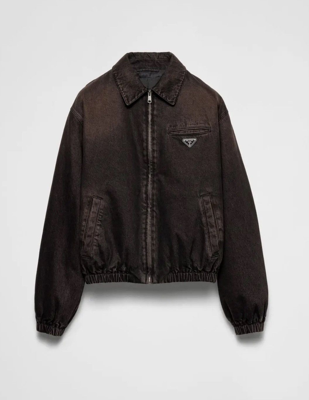 Prada 🔥RARE 🔥 Padded Denim Blouson Jacket Size US L / EU 52-54 / 3 - 1 Thumbnail