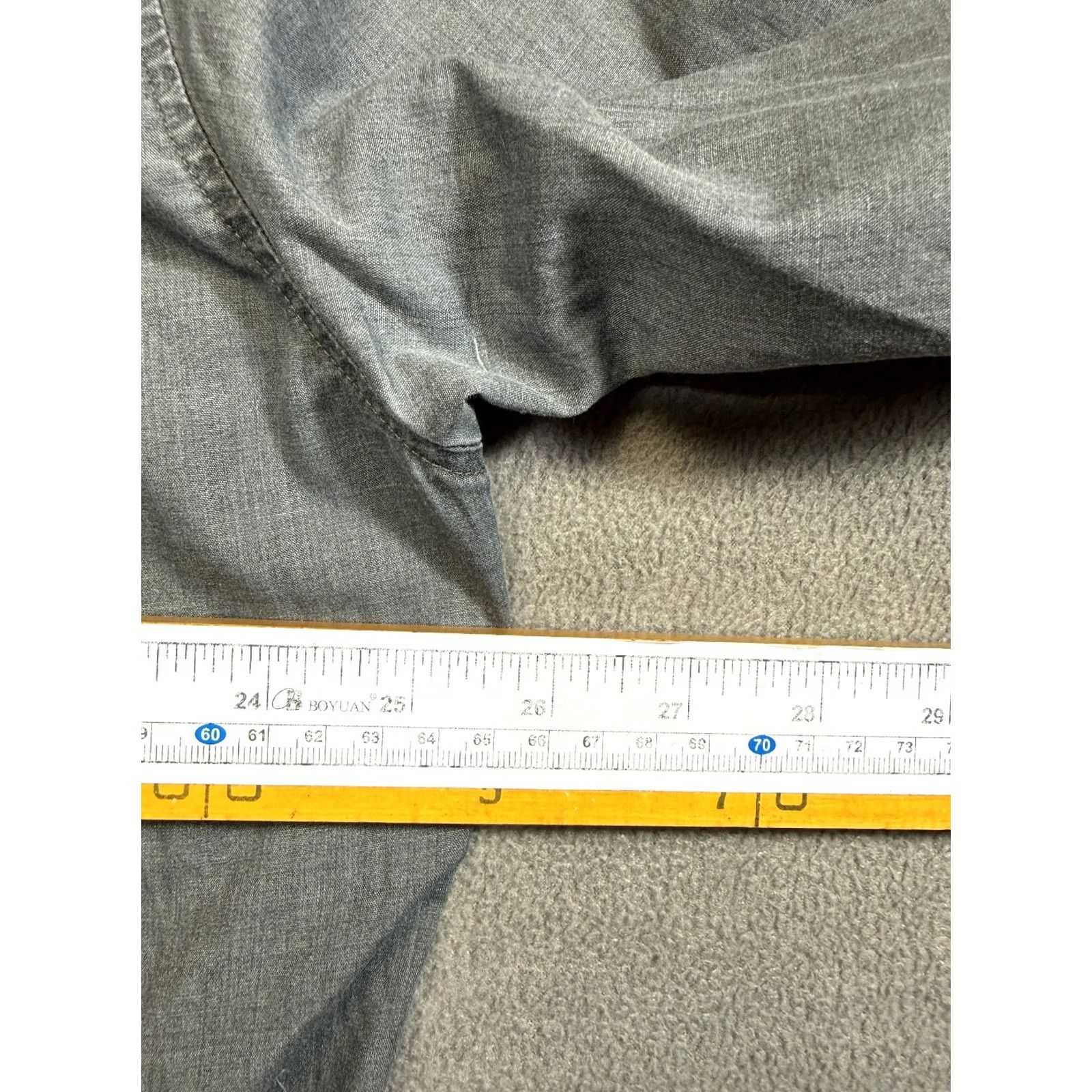 Billabong Billabong Button-Up Shirt Short Sleeve Mens 3XL Gray Size US XXL / EU 58 / 5 - 2 Thumbnail
