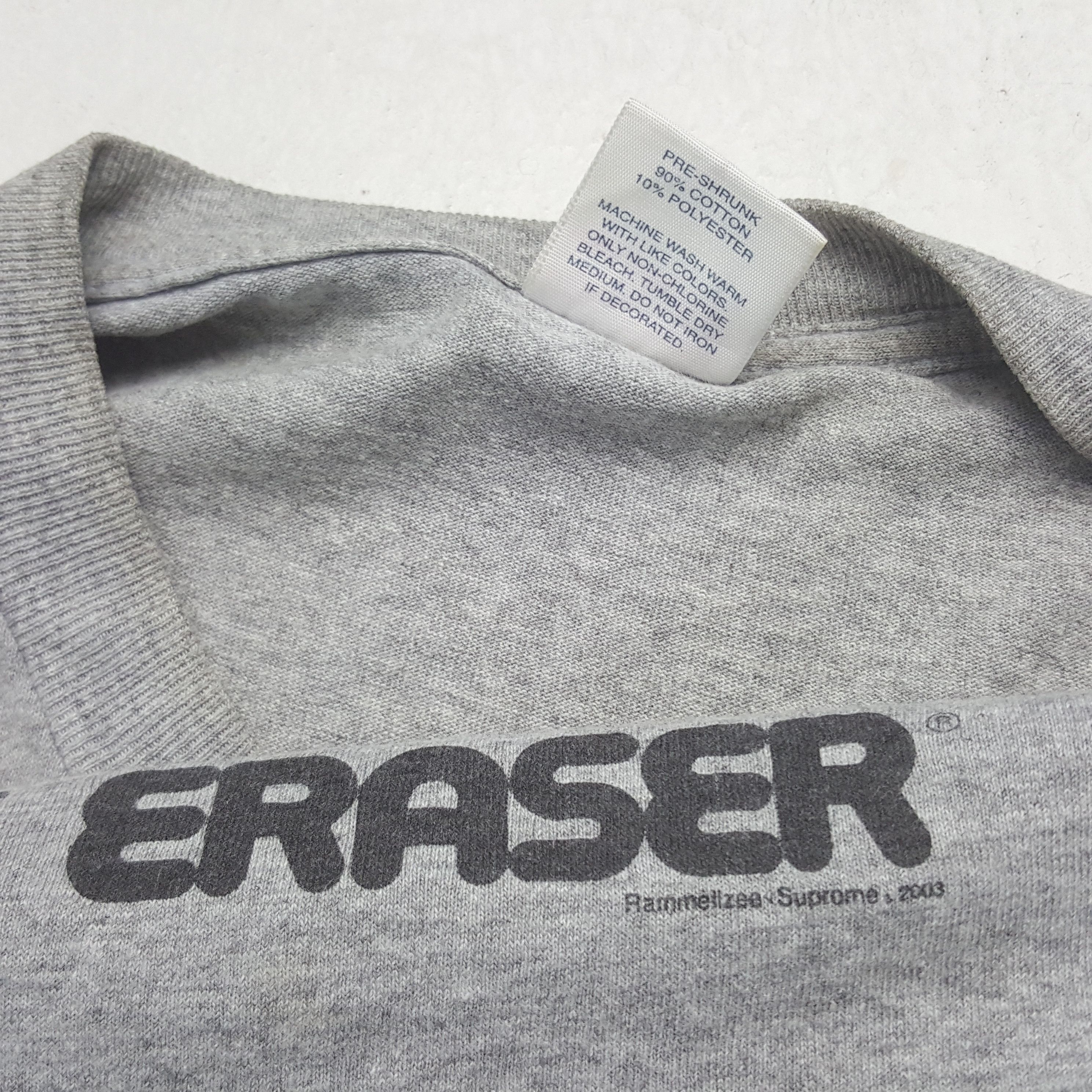 Supreme Vintage Supreme Chaser The Eraser Rare Art Tshirt 31 Size US M / EU 48-50 / 2 - 5 Thumbnail