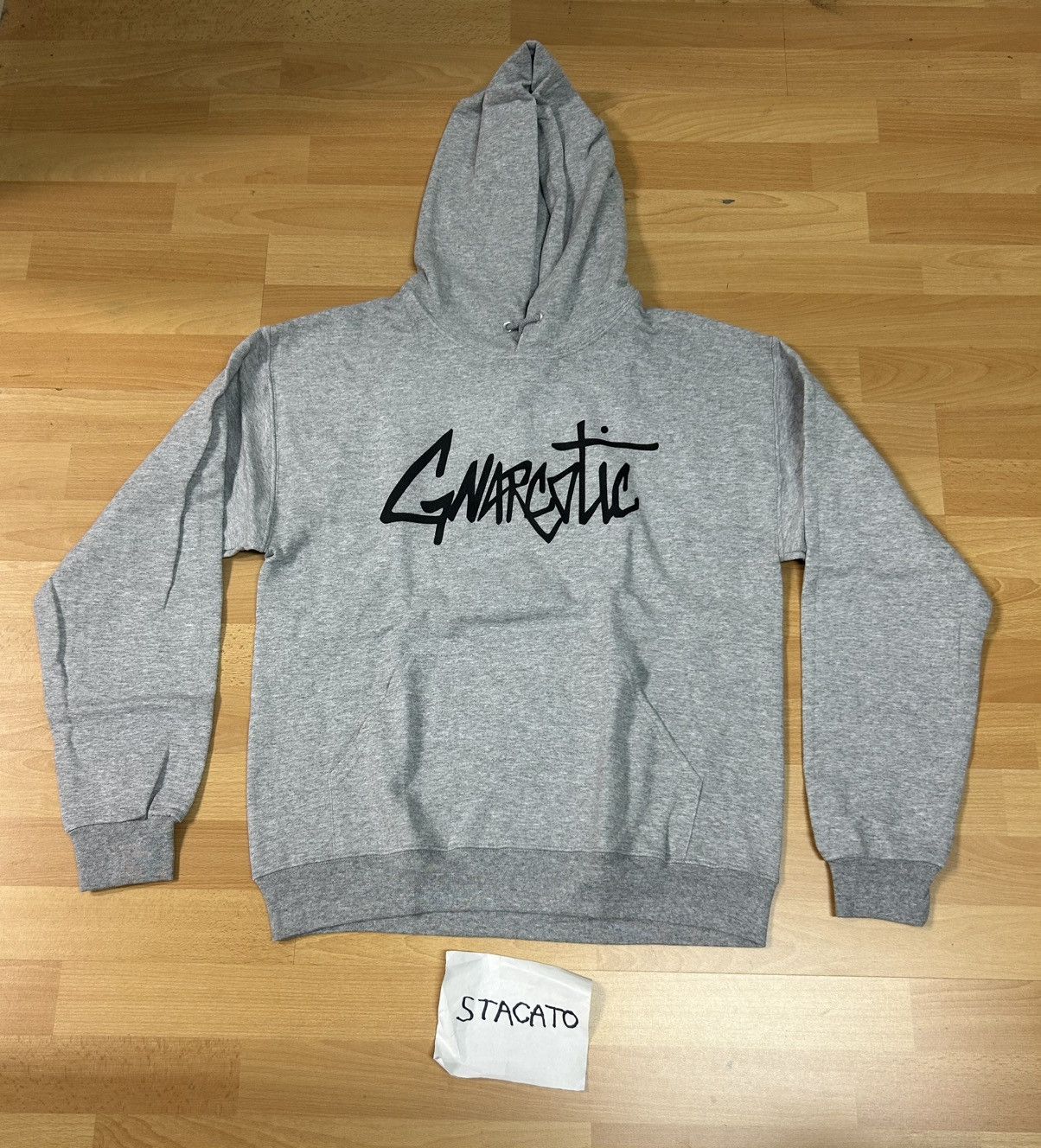 Gnarcotic × Rap Tees Gnarcotic Lil Gnar Logo Hoodie Grey Size US M / EU 48-50 / 2 - 1 Thumbnail