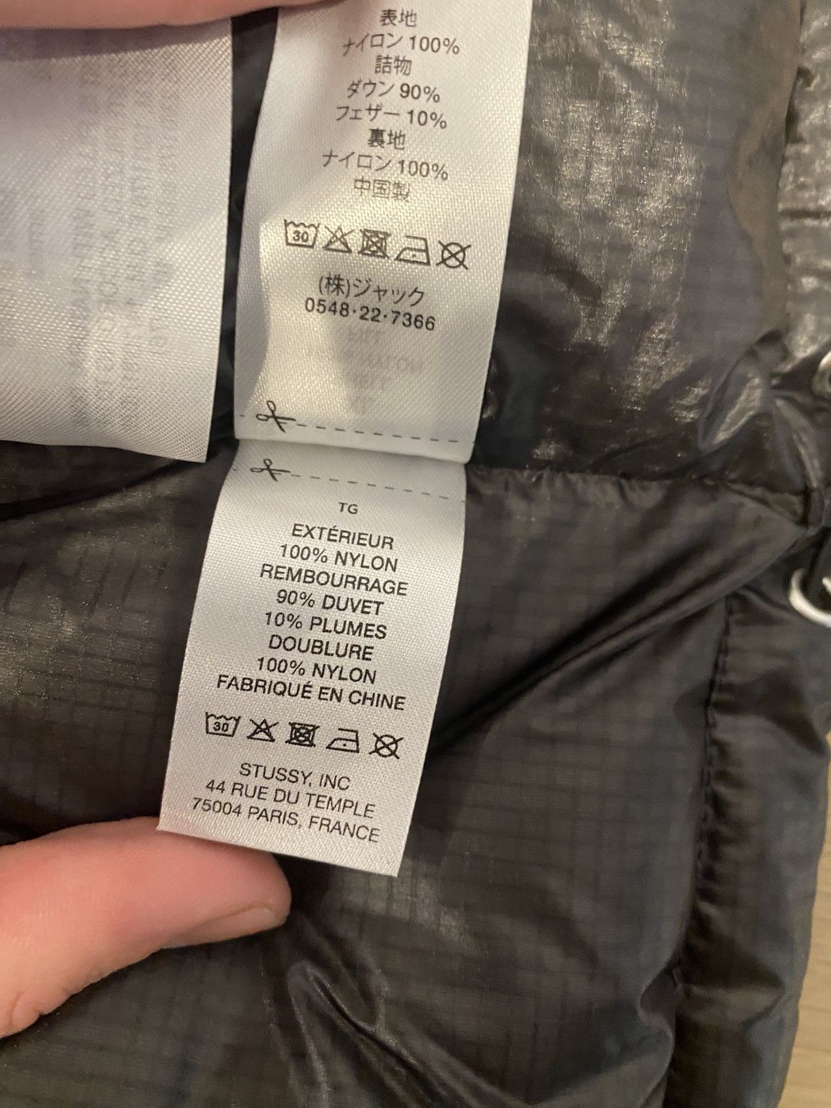 Stussy Navy stussy puffer jacket Size US XL / EU 56 / 4 - 6 Thumbnail