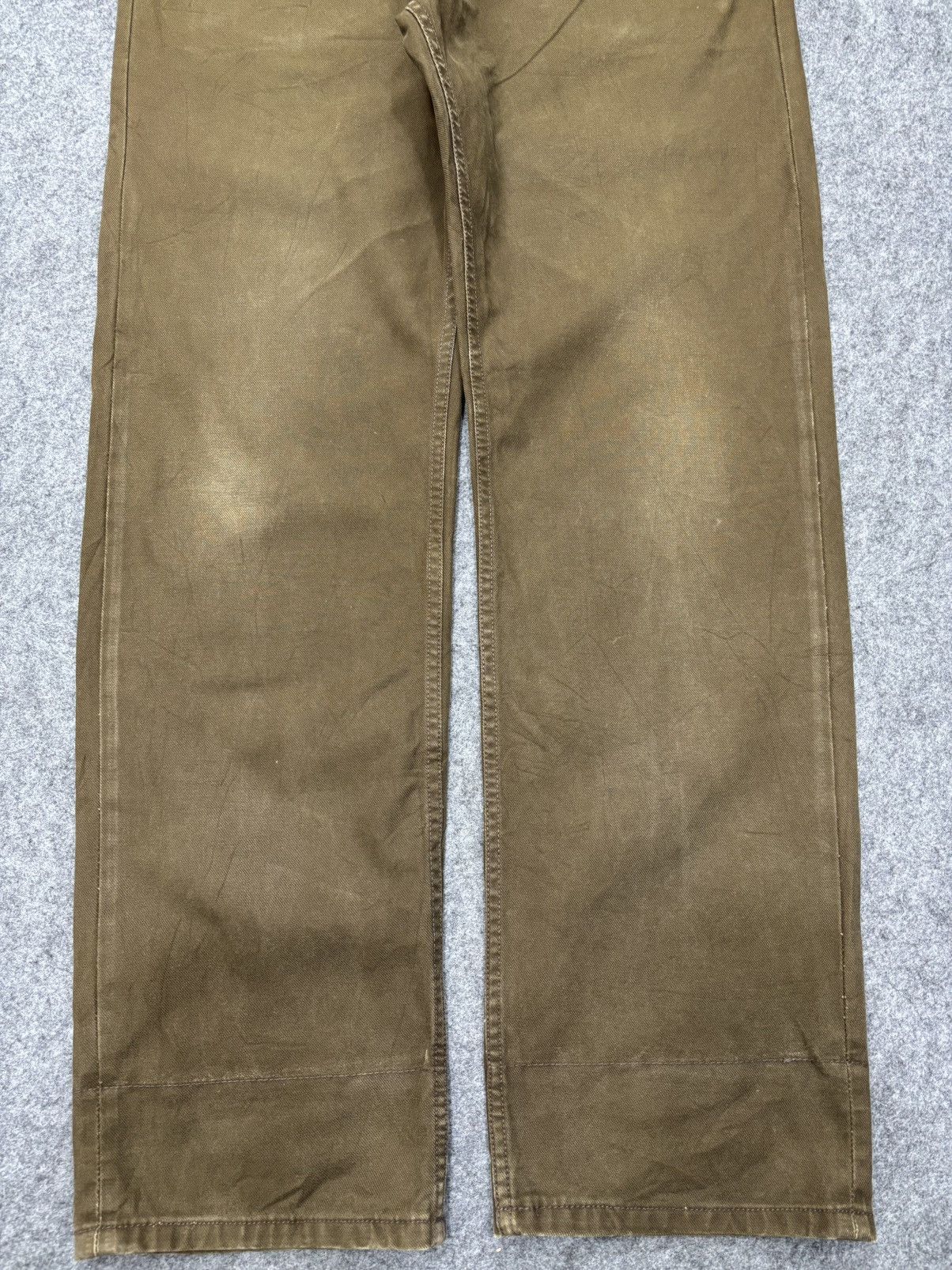 Japanese Brand 💥Japan Minimalist💥Scanner Fundamental Cinch Back Denim F664 Size US 34 / EU 50 - 8 Thumbnail