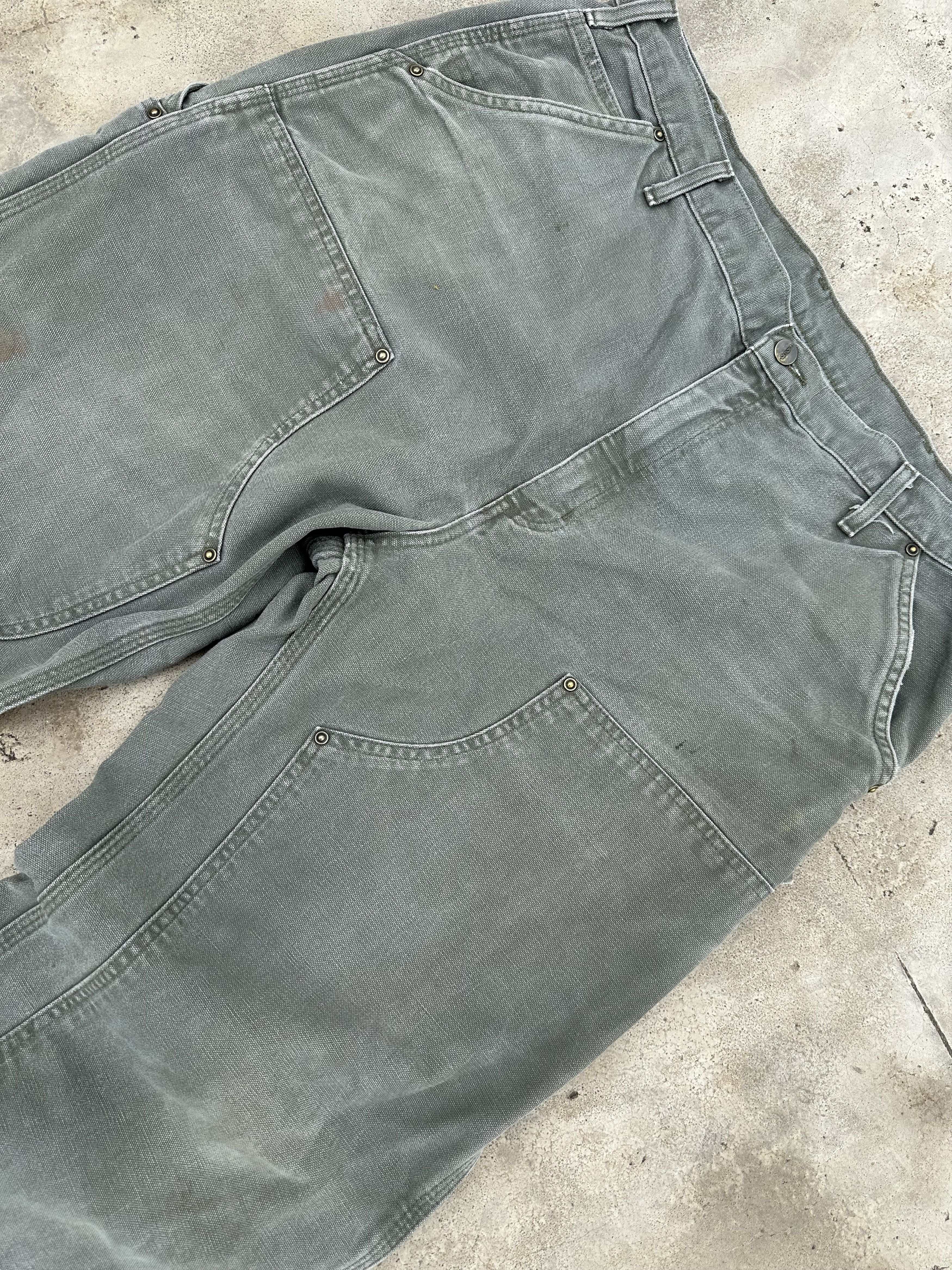 Carhartt Carhartt Double Knee Work Pants - Faded Olive (38x32) Size US 38 / EU 54 - 3 Thumbnail