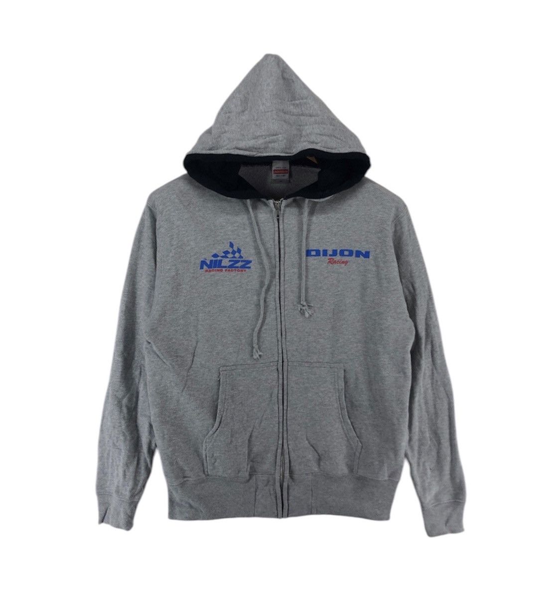 Japanese Brand DIJON RACING Zipper Hoodie #0978-33 Size US M / EU 48-50 / 2 - 3 Thumbnail