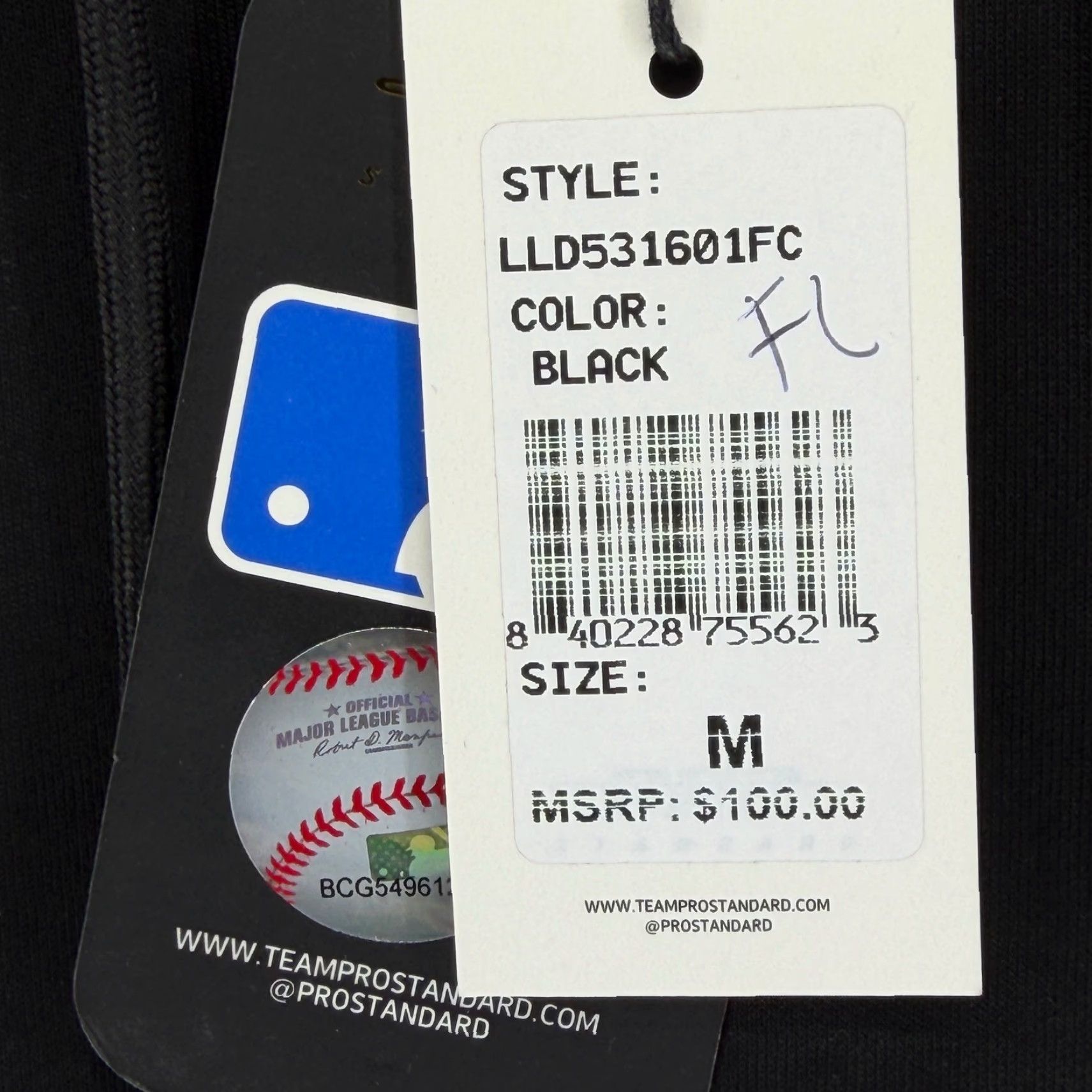 Pro Standard Pro Standard Los Angeles Dodgers 2020 World Series Champions Hoodie Black Mens M Size US M / EU 48-50 / 2 - 4 Thumbnail