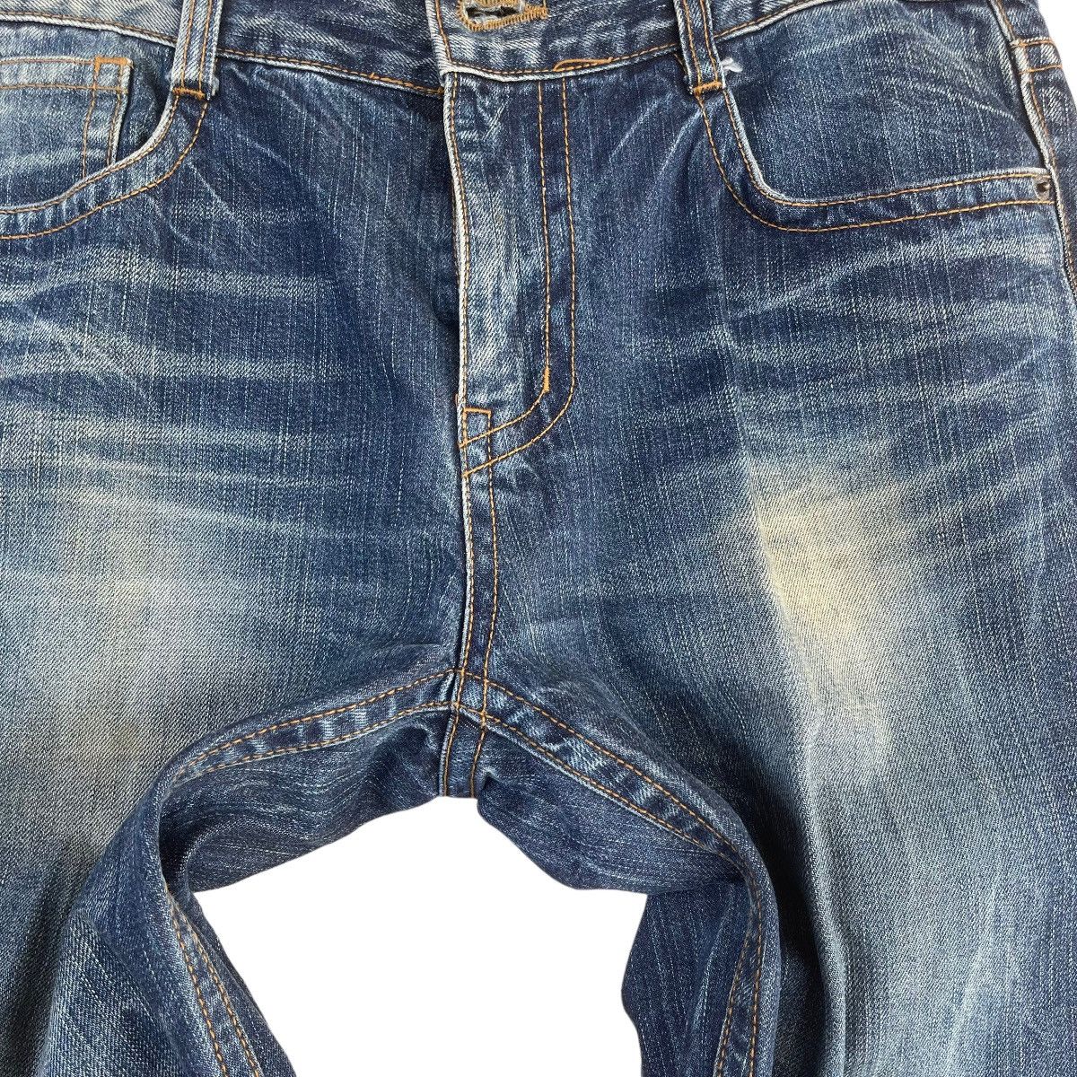 Japanese Brand Cloud 72 Skull Embroidered Jeans Size US 35 - 9 Thumbnail
