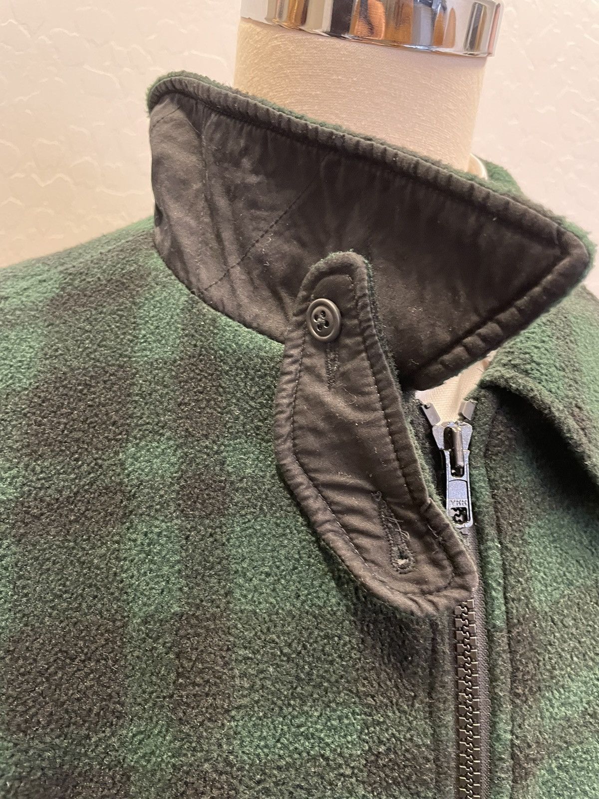 Polo Ralph Lauren × Vintage Black Watch Plaid Fleece Bomber Size US XL / EU 56 / 4 - 7 Thumbnail