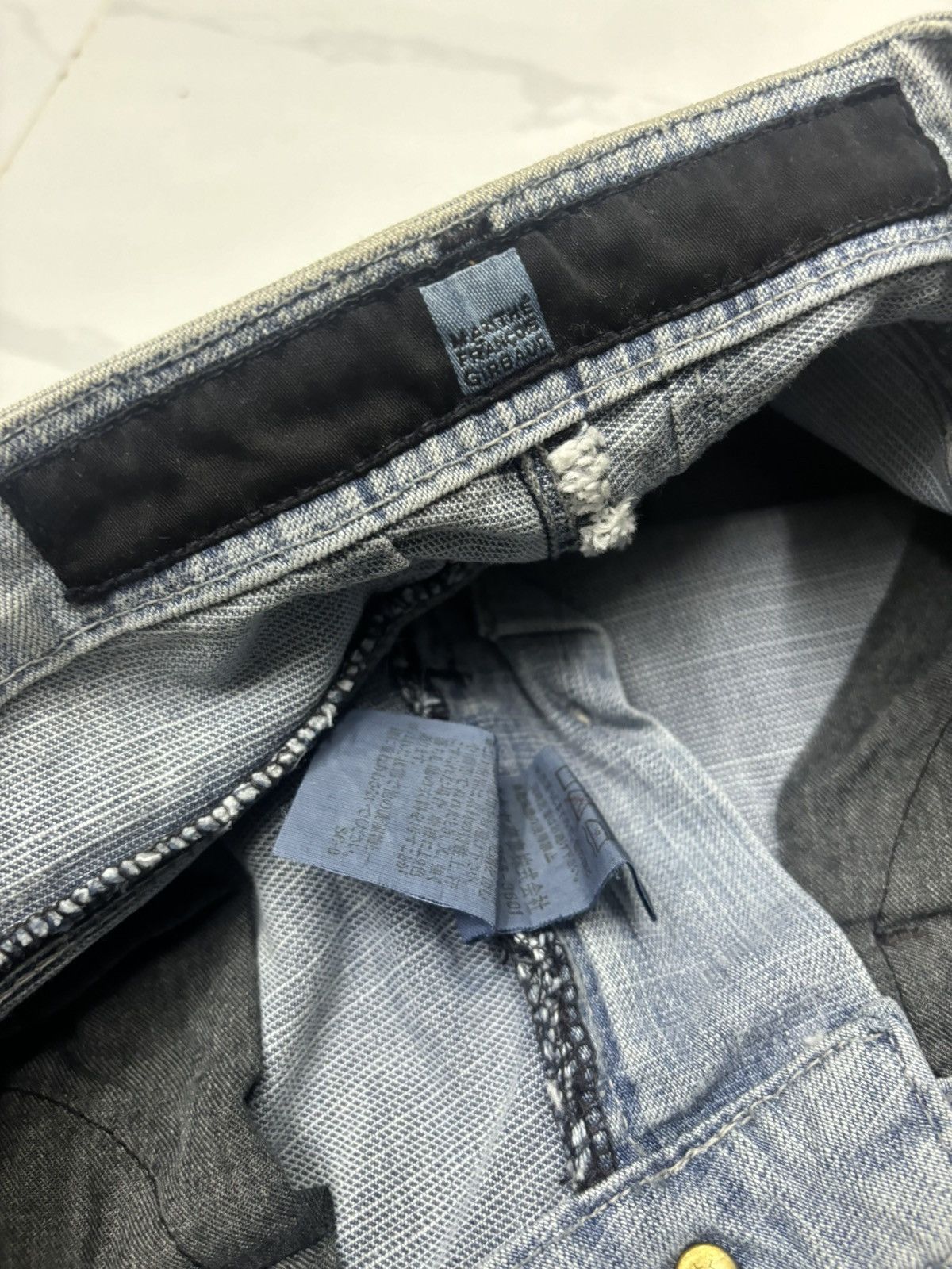 Marithe + Francois Girbaud MARITHE FRANCOIS GIRBAUD FLARE DENIM JEANS Size 25" / US 0 / IT 36 - 10 Thumbnail