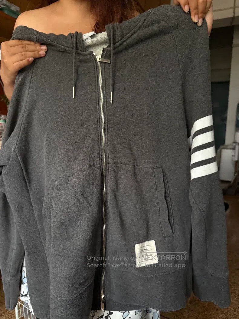 Thom Browne Thom Browne Tie-Down Zipper Jacket Size US XXL / EU 58 / 5 - 1 Thumbnail