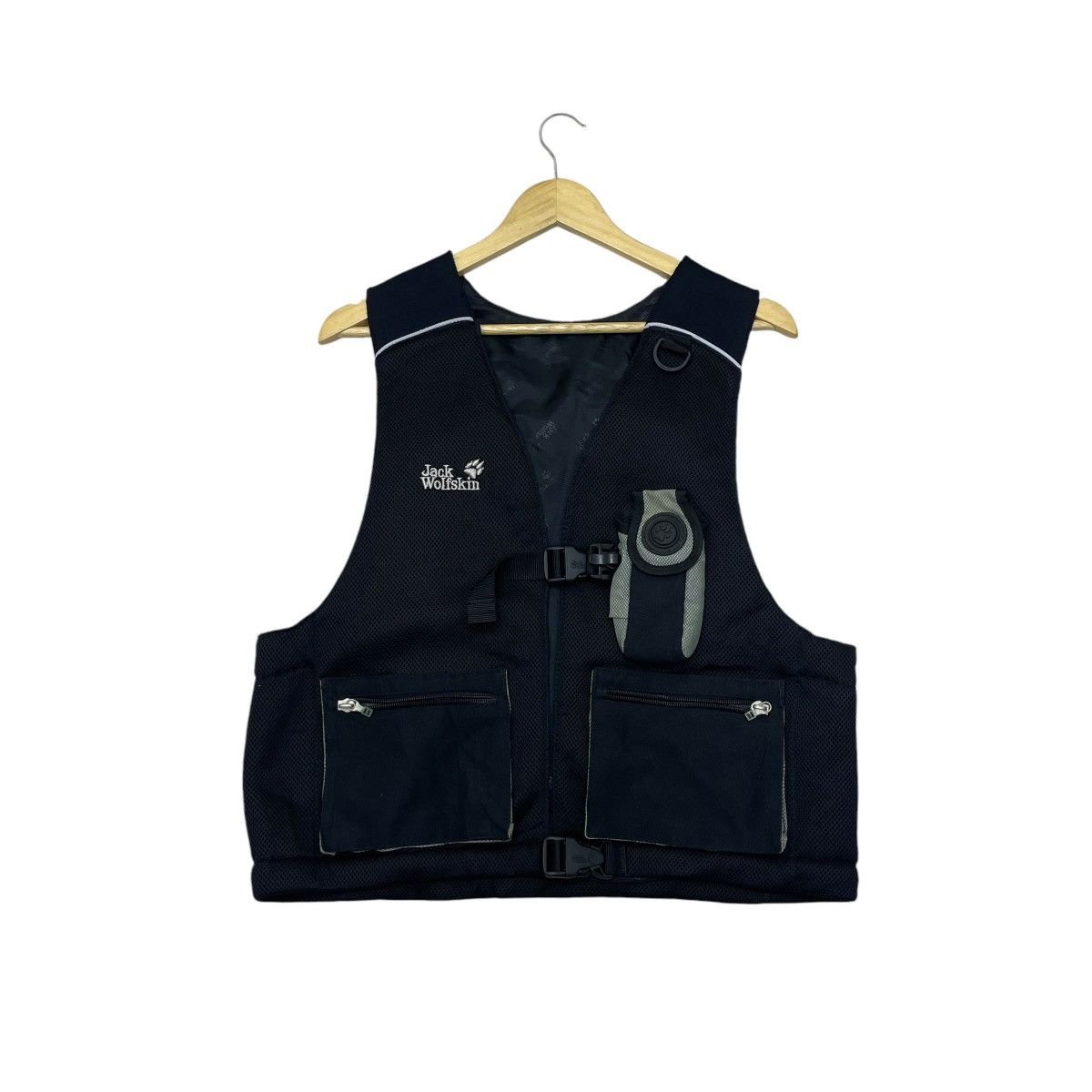 Jack Wolfskin Vintage Jack Wolfskin Tactical Vest Jacket Size US L / EU 52-54 / 3 - 1 Thumbnail