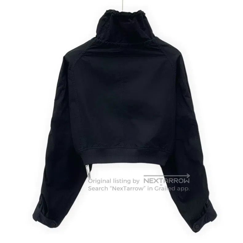 Hermes Hermes Black Cotton Drawstring Side Slit Long Sleeve Jacke Size XS / US 0-2 / IT 36-38 - 2 Thumbnail