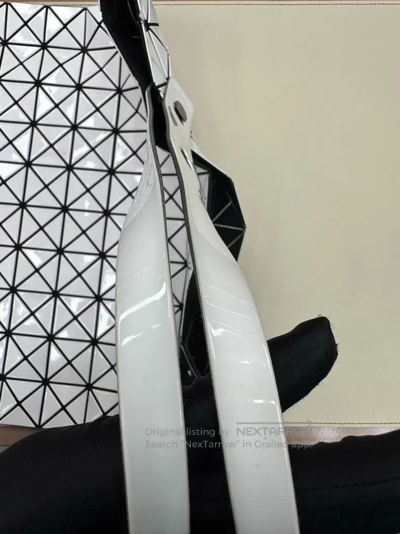 Issey Miyake Issey Miyake White Ten-grid Tote Bag Size ONE SIZE - 9 Thumbnail