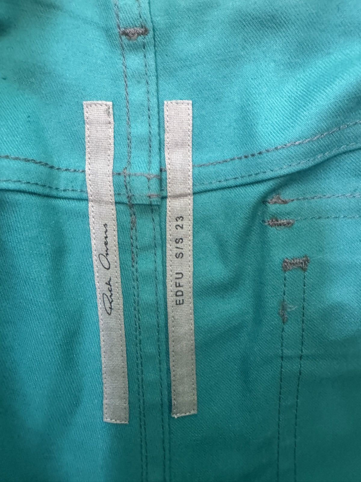 Rick Owens Edfu iridescent Tyrone jeans Size US 34 / EU 50 - 9 Thumbnail