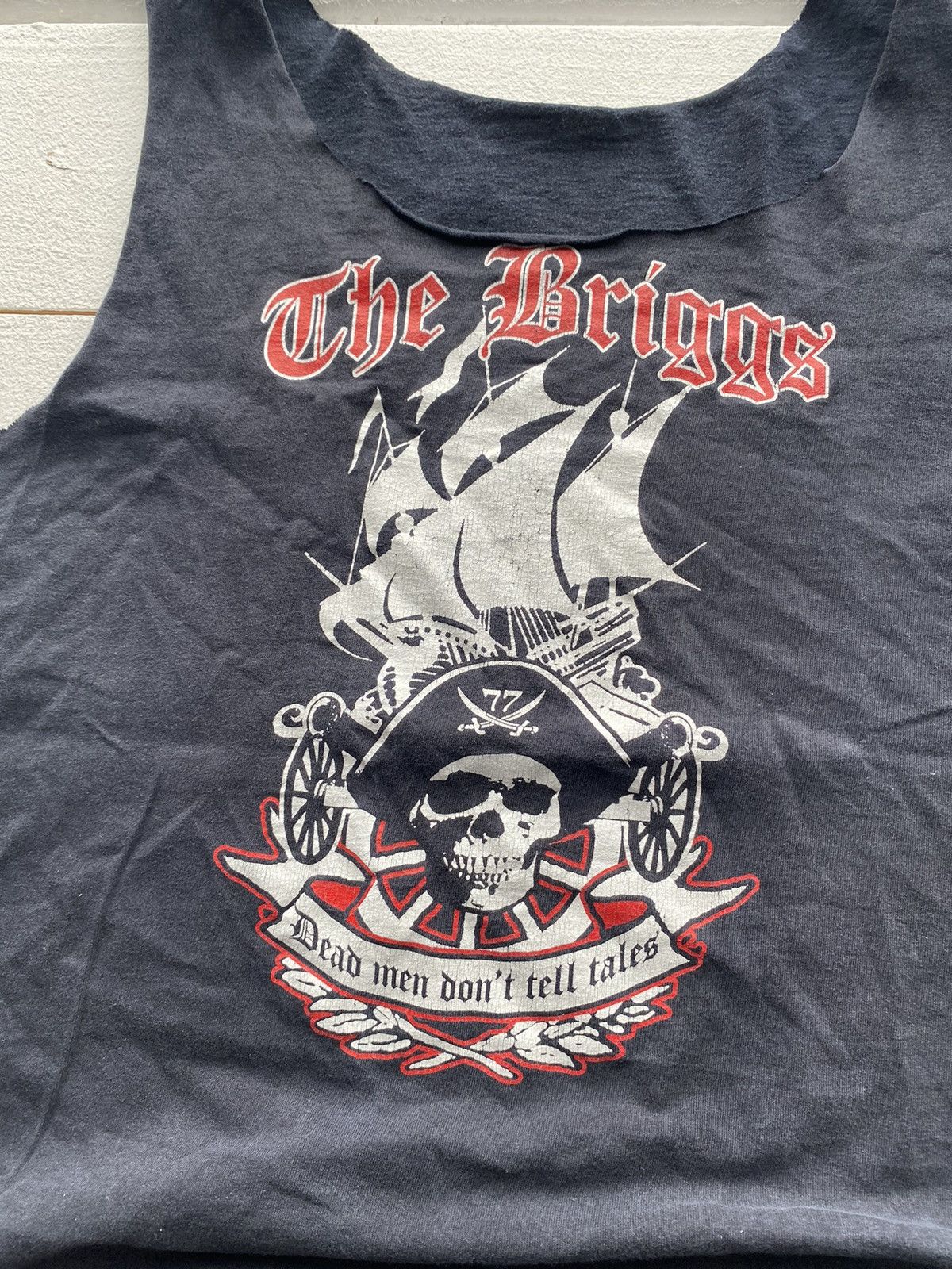 Band Tees × Vintage VNTG The Briggs Dead Men Black Faded Tank Top Mens Shirt S Size US S / EU 44-46 / 1 - 2 Thumbnail