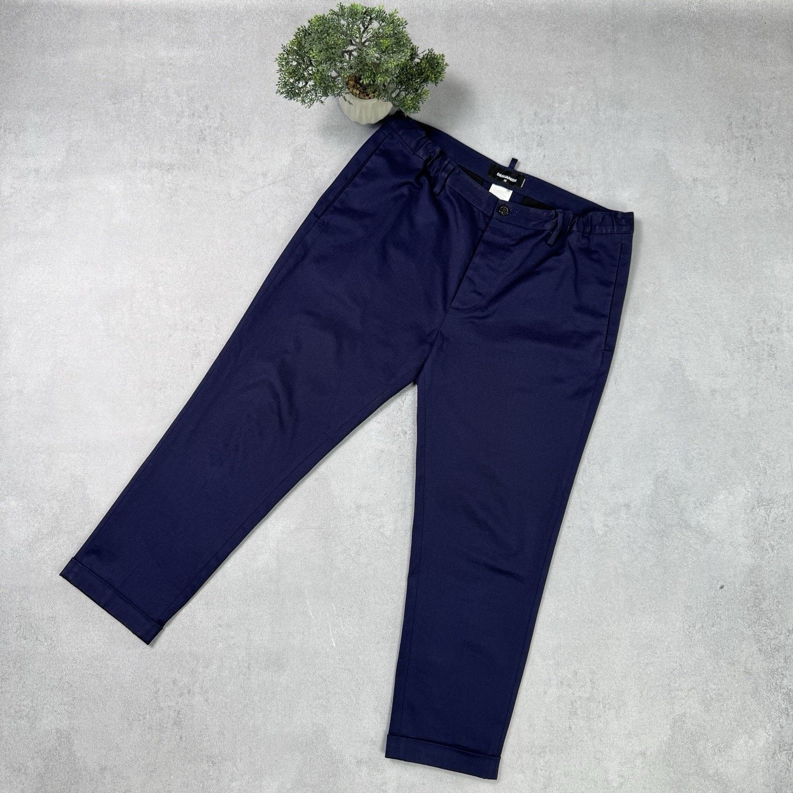 Dsquared2 Dsquared2 Blue Men Chino Pants Size 48 Jeans Size US 32 / EU 48 - 1 Thumbnail