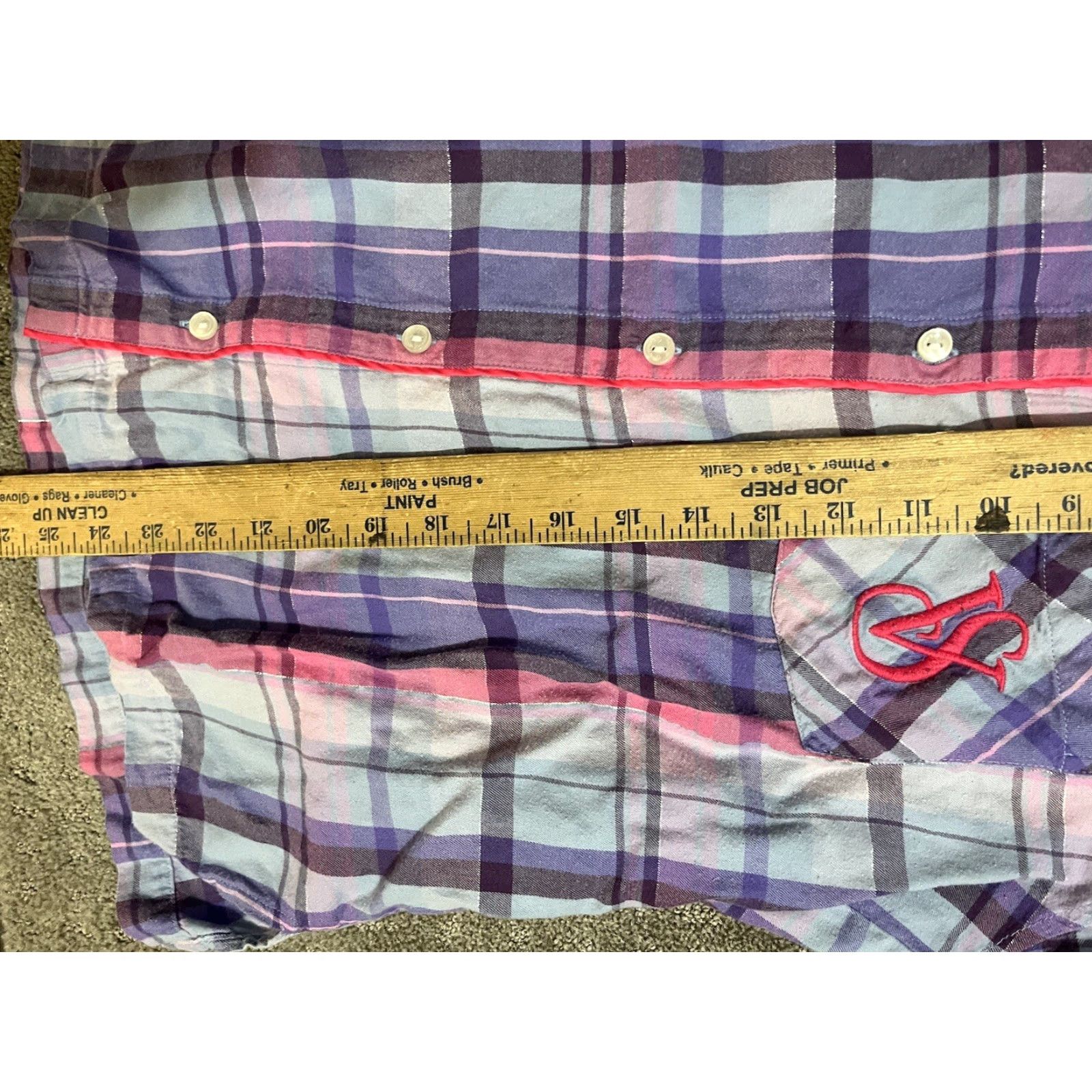 Victoria's Secret Victoria's Secret Pajama Top Women’s Sleepshirt Small Blue Plaid Long Sleeve Christmas Holiday Size S / US 4 / IT 40 - 6 Thumbnail