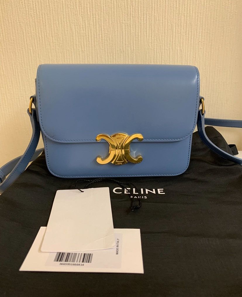 Celine Celine Troimphe Teen Azur BN 3300€ Size ONE SIZE - 1 Thumbnail