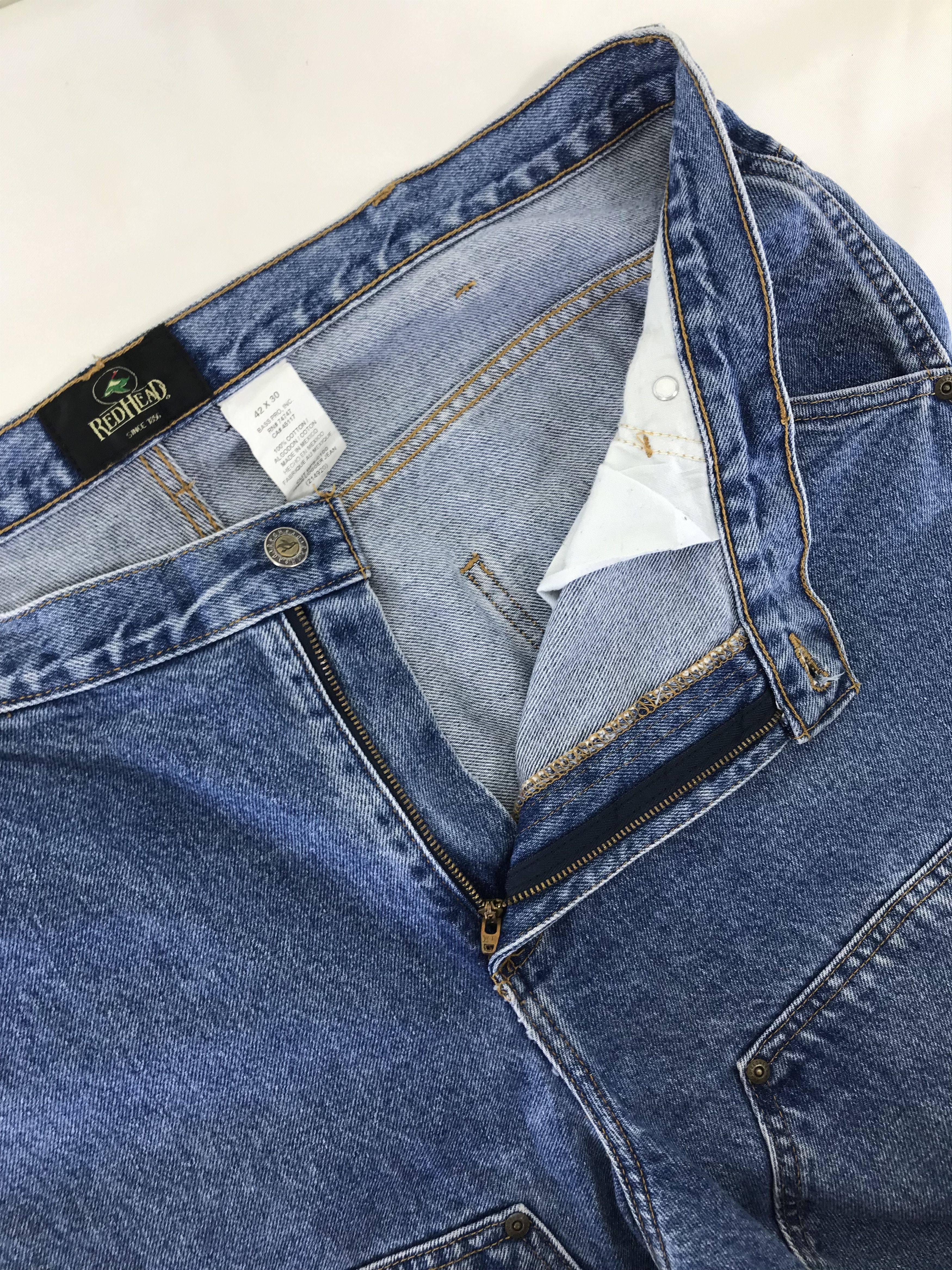 Redhead Vintage Redhead Double Knee Carpenter Jeans Baggy Denim Size US 42 / EU 58 - 9 Thumbnail