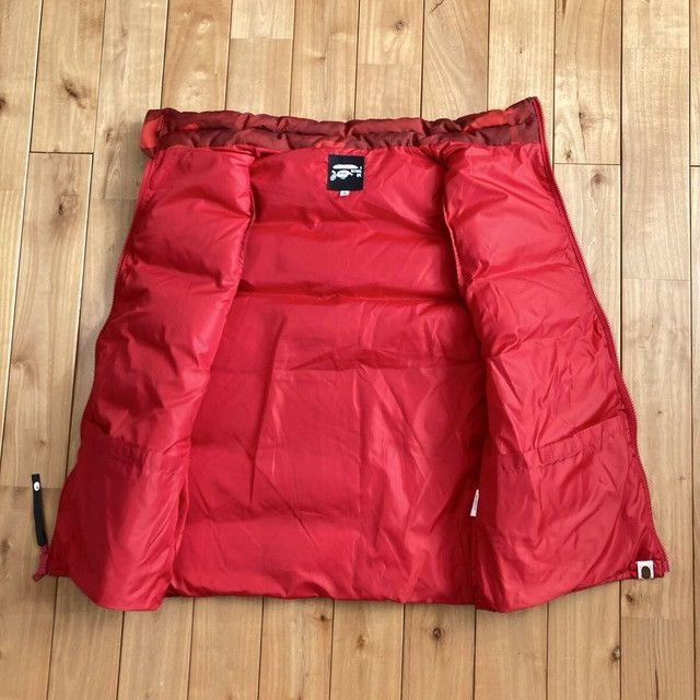 Bape BAPE Dark Red Camo Puffer Down Vest a bathing ape Size US M / EU 48-50 / 2 - 6 Thumbnail