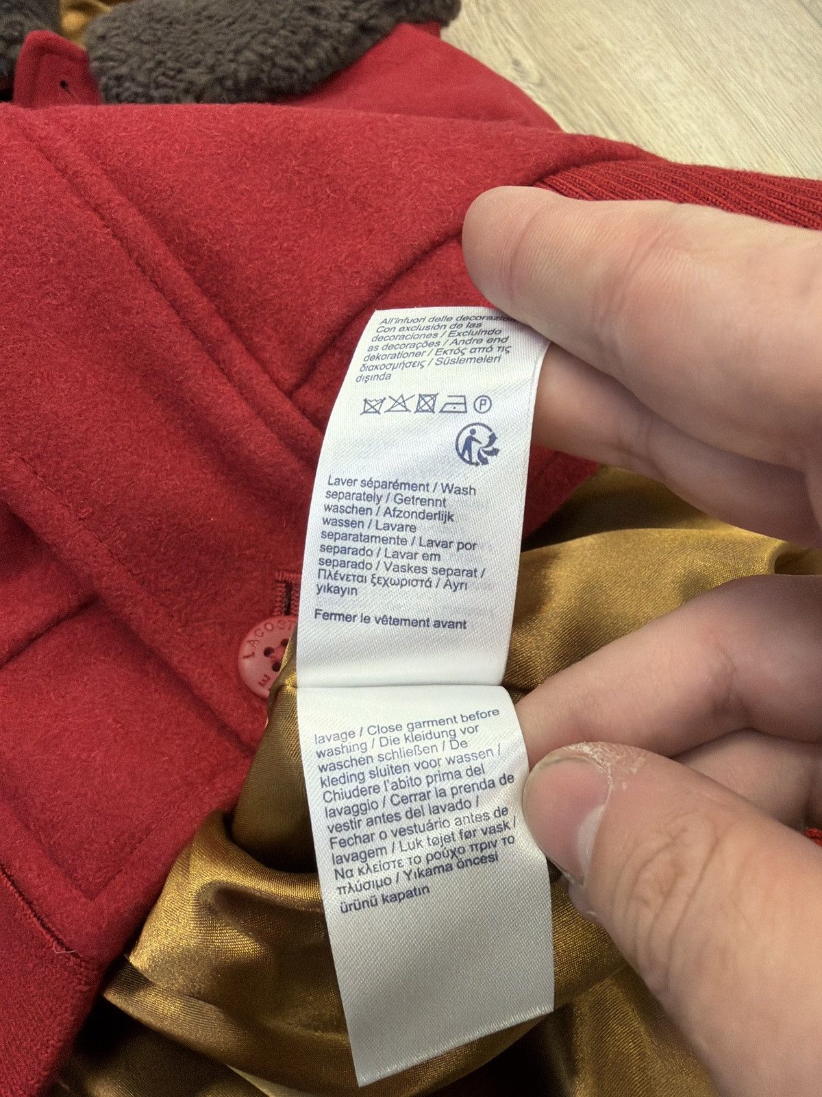 Lacoste × Supreme Lacoste supreme red wool bomber jacket Size US L / EU 52-54 / 3 - 3 Thumbnail