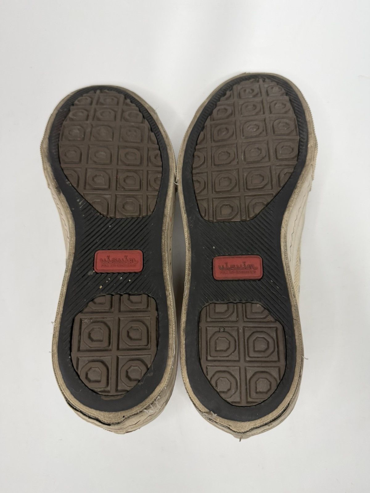 Visvim Visvim - Skagway Lo Leather Trimmed Canvas Sneakers Neutrals Size US 9 / EU 42 - 6 Thumbnail
