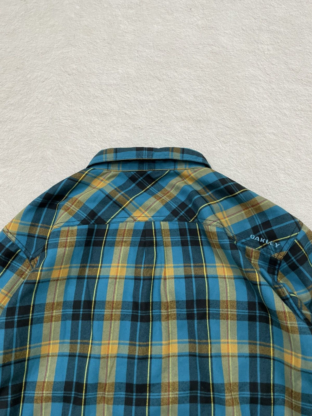 Oakley 2000s Oakley Archive Plaid Flannel Y2K Ifsix LGB Japan y’s Size US XXL / EU 58 / 5 - 7 Thumbnail