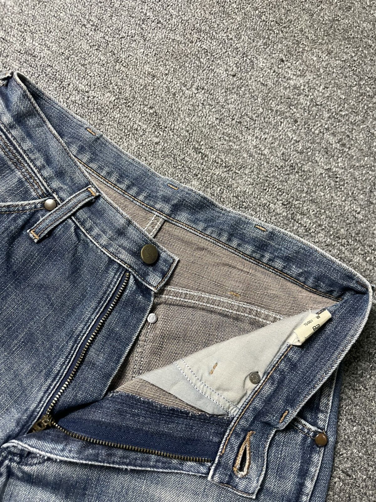 Japanese Brand × Vintage × Wrangler Vintage WRANGLER Relaxed Straight Jeans (91) Size US 28 / EU 44 - 10 Thumbnail