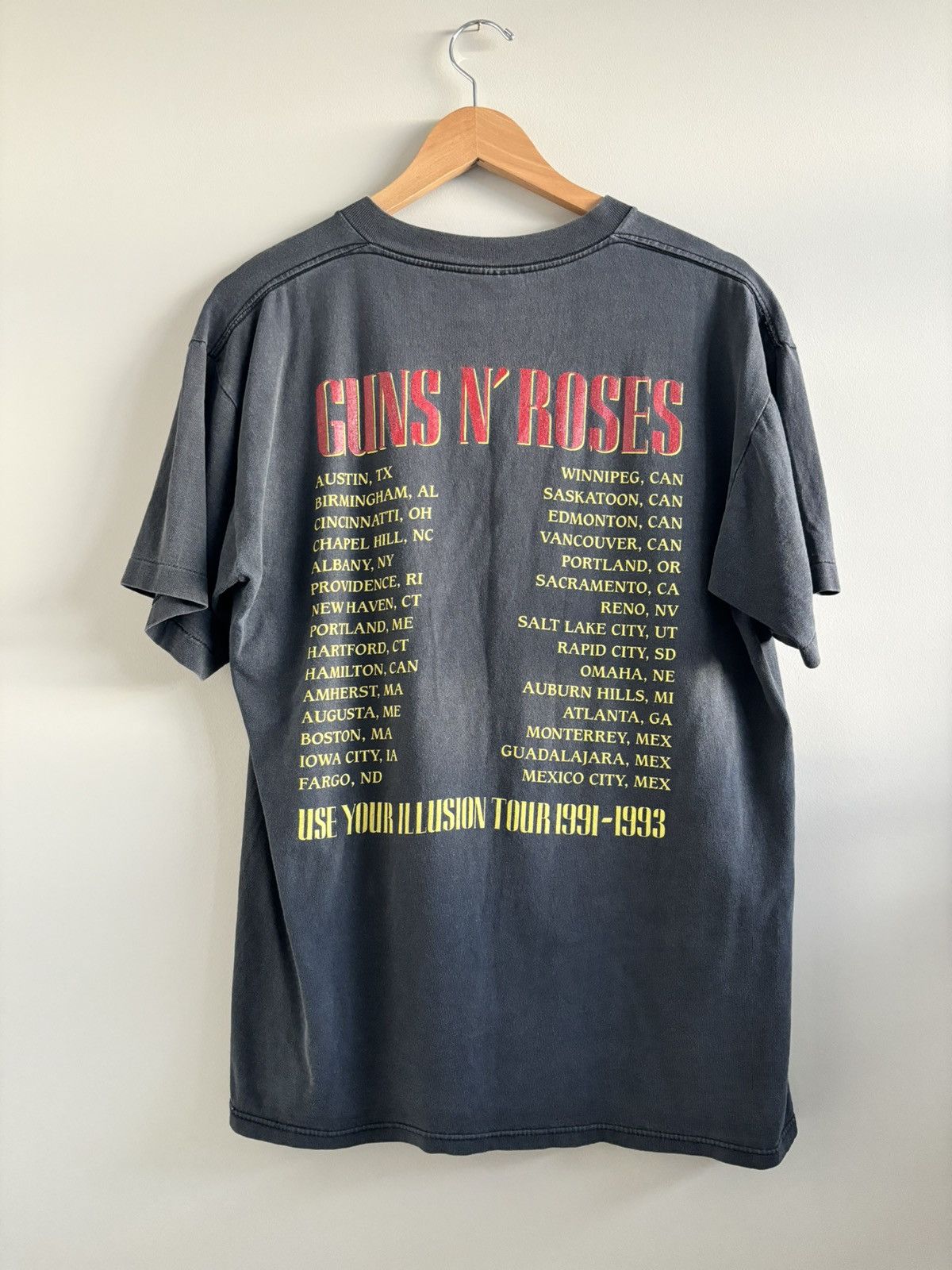 P*o様 90s BROCKUM GUNS N' ROSES BadApple GUNS N' ROSES BAD APPLE USE YOUR ILLUSION TOUR