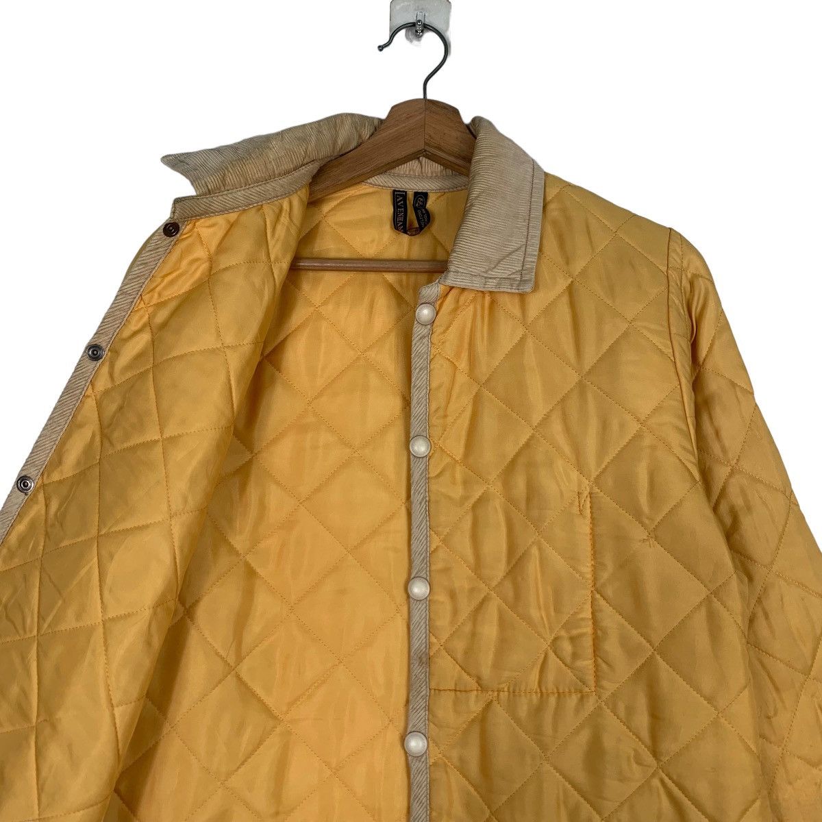 Lavenham Lavenham Made in England Yellow Quilted Jacket #0431-C20 Size US S / EU 44-46 / 1 - 10 Thumbnail