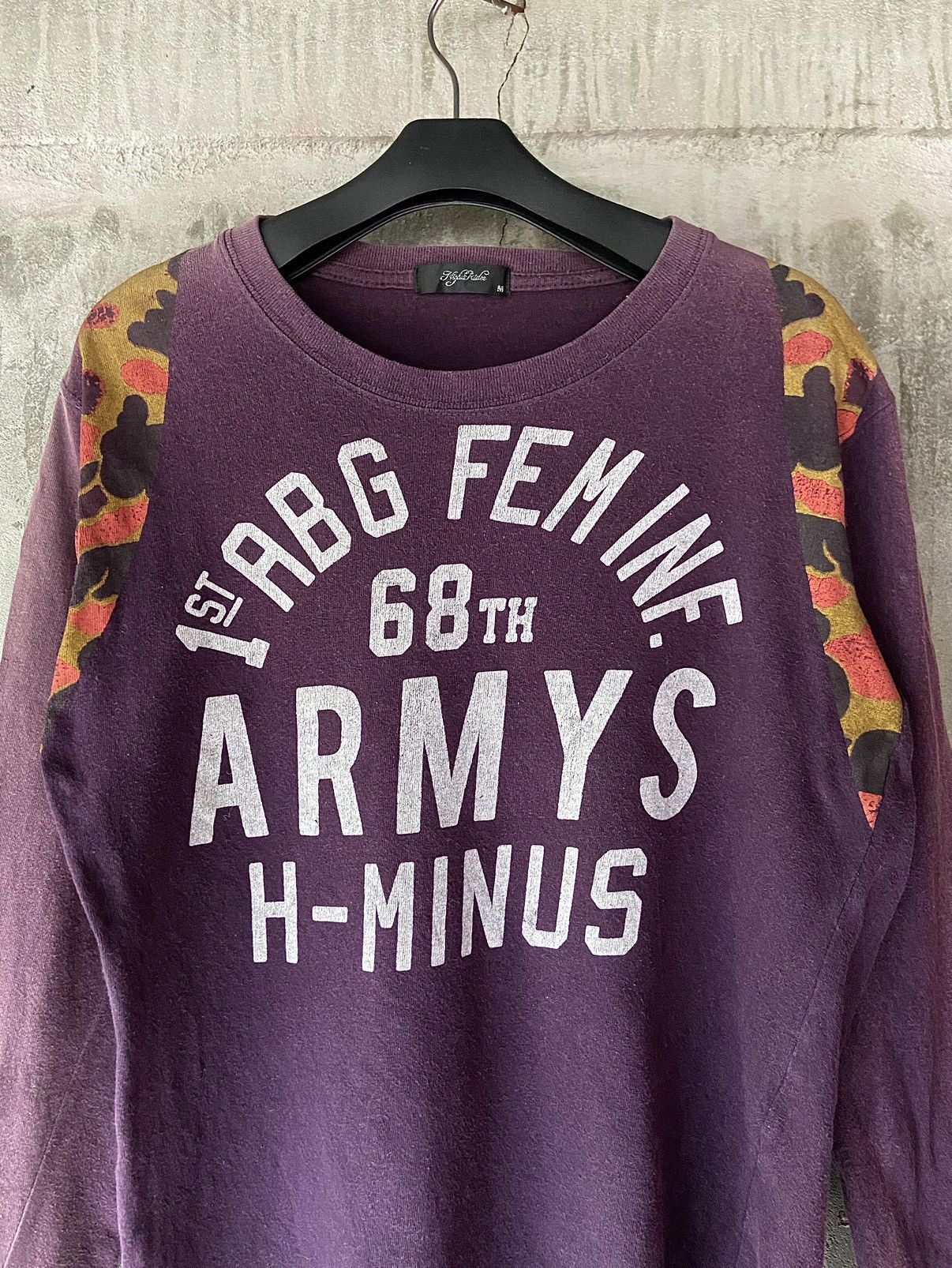 Hysteric Glamour × If Six Was Nine × Japanese Brand JAPANESE ARMY BACKPACK DESIGN SUN FADED LONG SLEEVE Size US M / EU 48-50 / 2 - 7 Thumbnail
