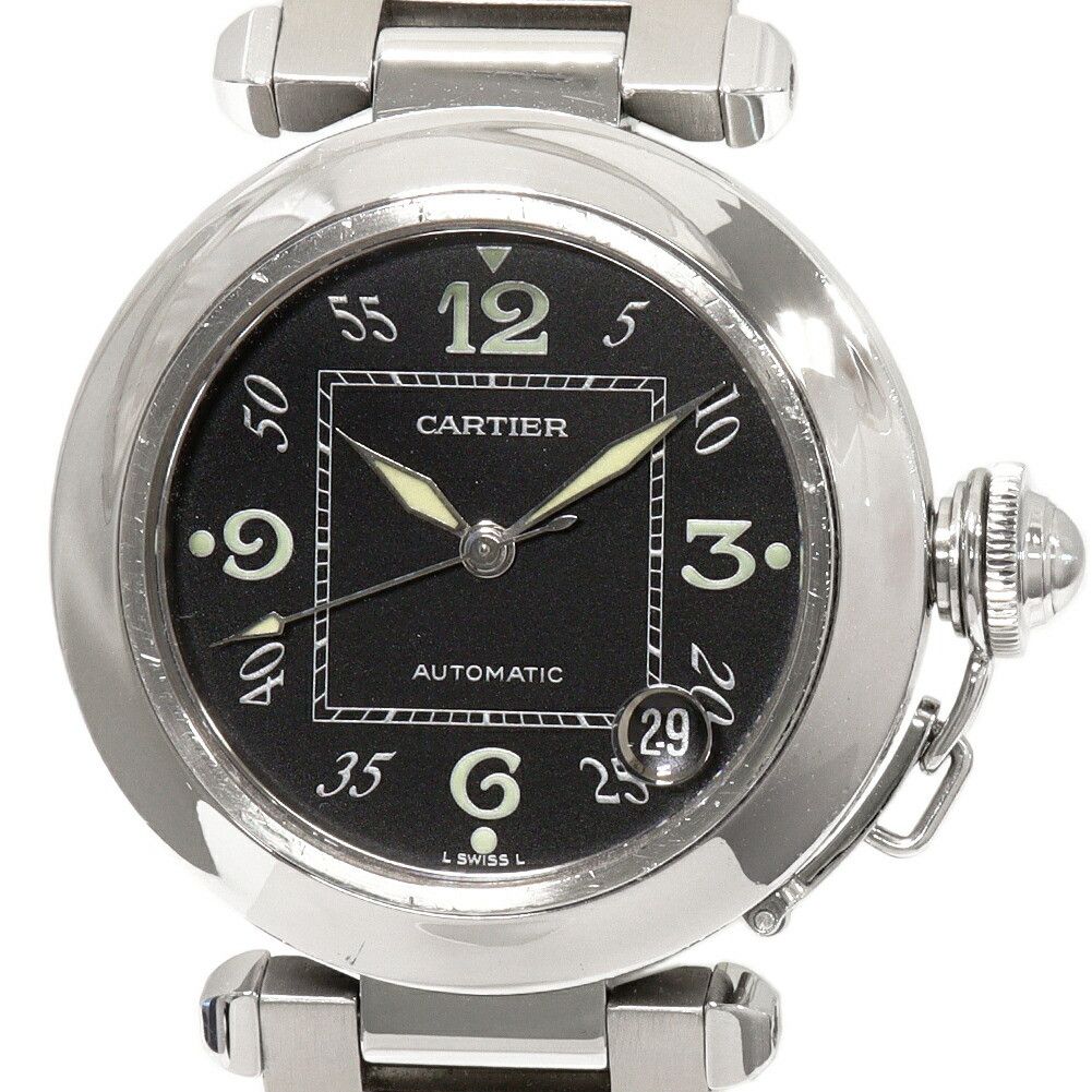 Cartier Cartier Cartier Black Dial Pasha C Watch W31043M7 Metal Automatic W31043M7 Size ONE SIZE - 1 Thumbnail