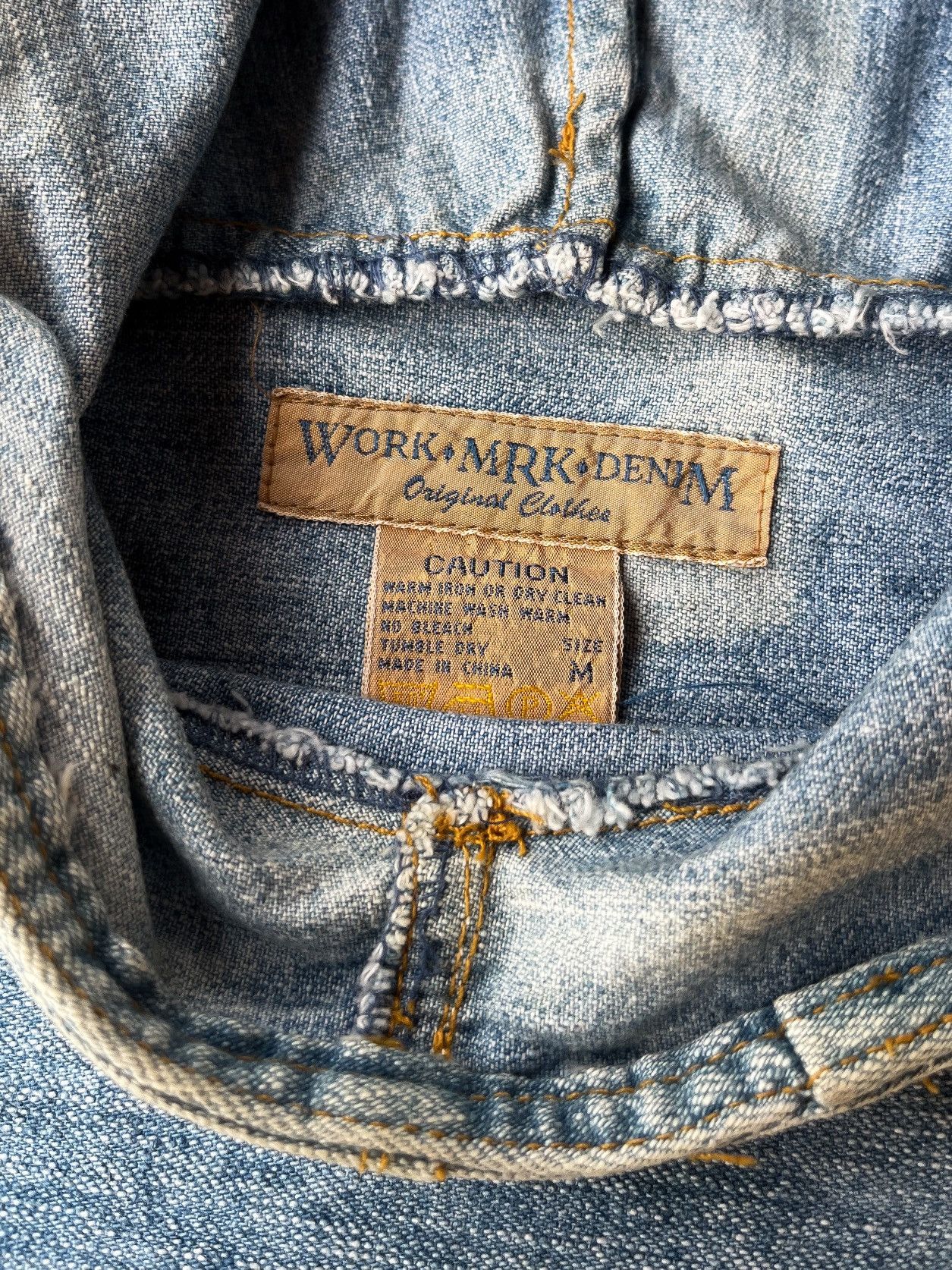Japanese Brand Vtg Work MRK Denim Smock Jacket Size US M / EU 48-50 / 2 - 7 Thumbnail