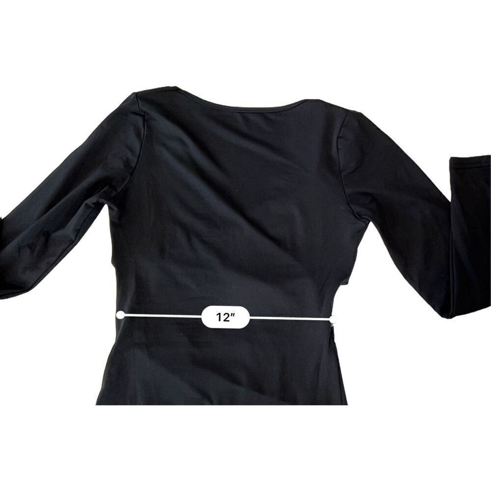 Other The Nadia Black Y2K Reversible Bodycon Dress MEDIUM Sexy Size M / US 6-8 / IT 42-44 - 7 Thumbnail