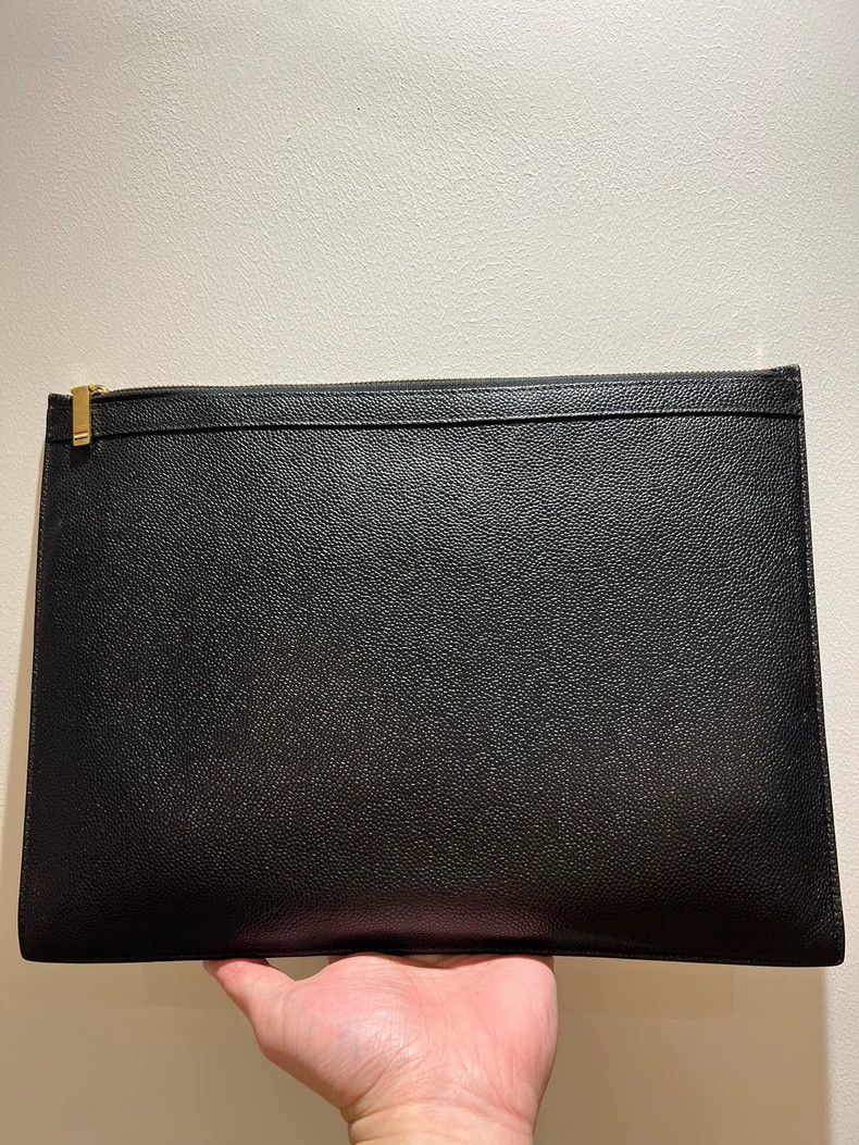 Thom Browne Thom Browne Size OSLitchi Leather Handbag 2501-Nextarrow Size ONE SIZE - 2 Thumbnail
