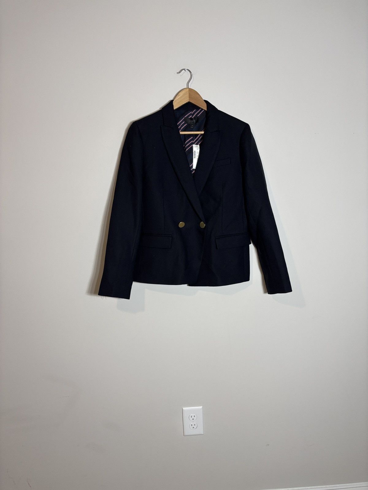 J.Crew J. Crew Dover Blazer Navy G7102 NWT Size L / US 10 / IT 46 - 1 Thumbnail