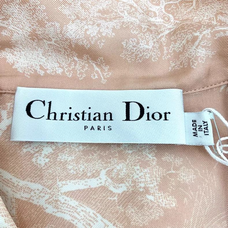 Dior Dior Pink animal jungle printed mulberry silk lapel single Size 4XL / US 24-26 - 5 Thumbnail