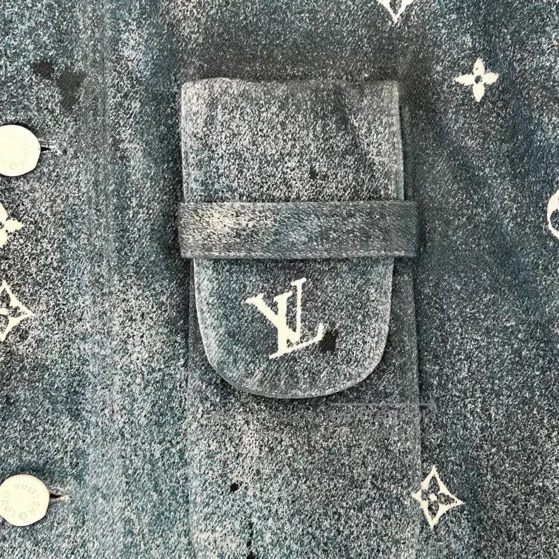 Louis Vuitton Louis Vuitton Starry Sky Gradient Full Print Denim Jacket Size US M / EU 48-50 / 2 - 7 Thumbnail