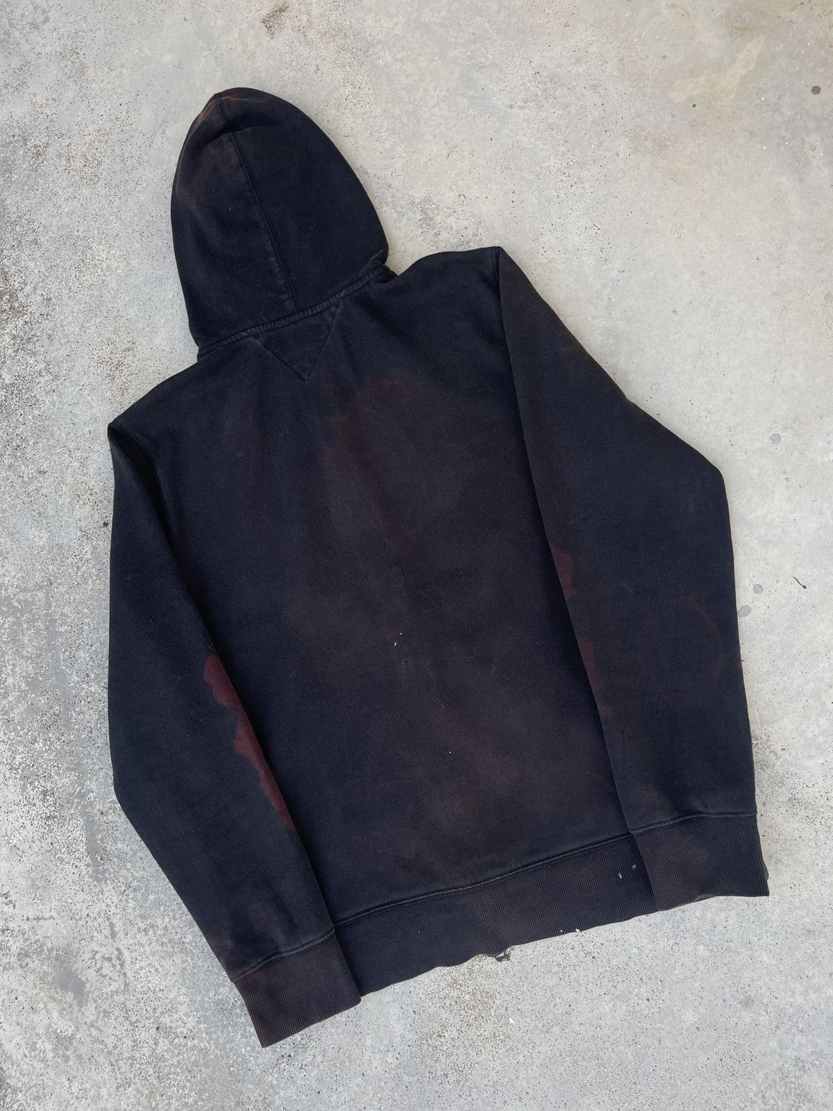 Tommy Hilfiger × Vintage Vintage Faded Black Tommy Hilfiger Zip Up Hoodie Size US L / EU 52-54 / 3 - 4 Thumbnail