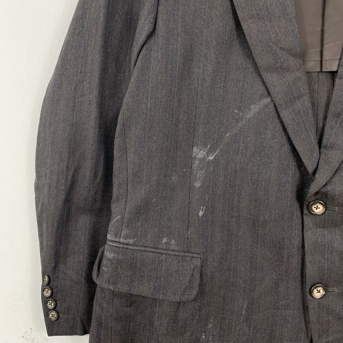 Burberry Vintage 90s BURBERRYS London Stripes Wool Blazer Coat Size US M / EU 48-50 / 2 - 3 Thumbnail