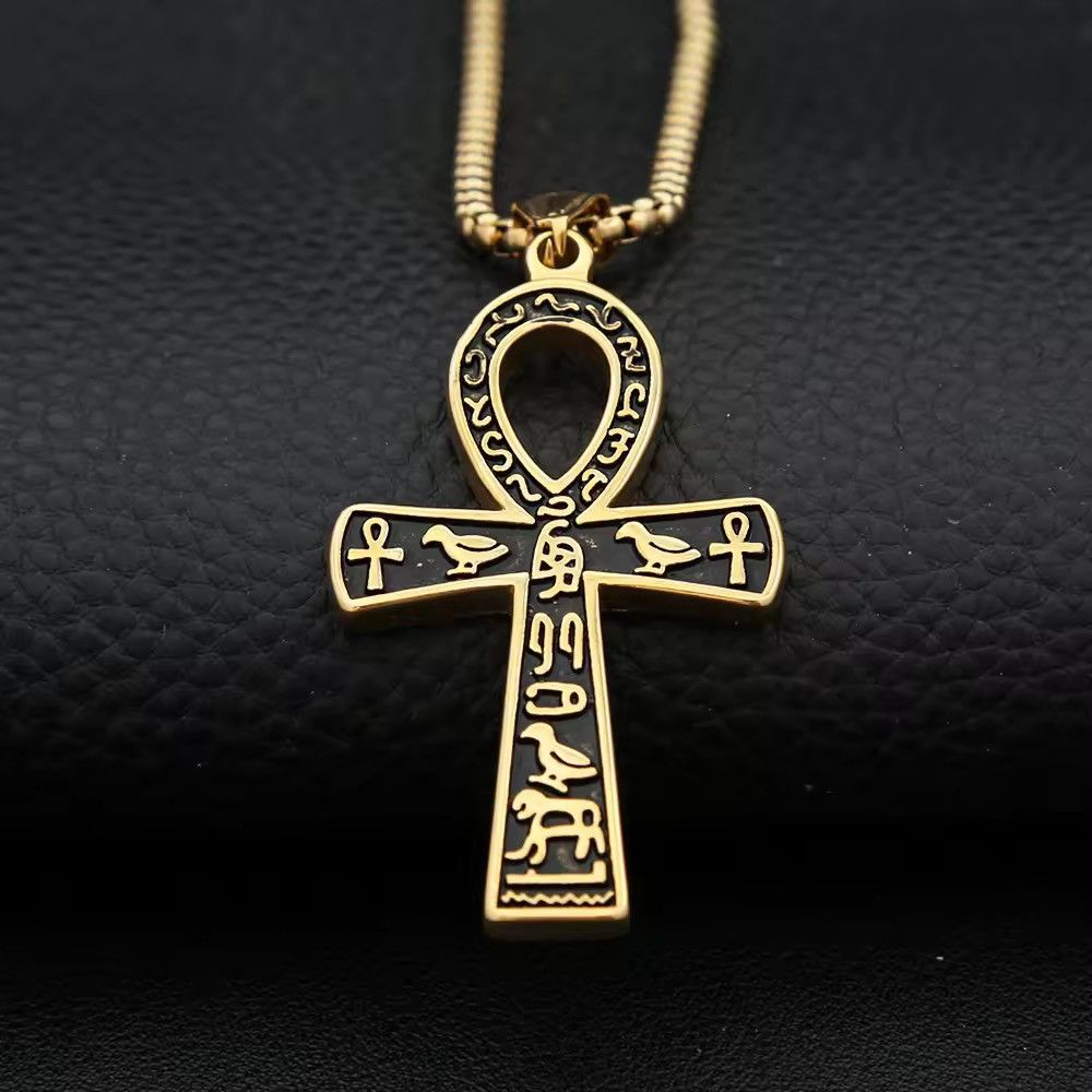 Jewelry Ankh Cross Pendant Necklace Size ONE SIZE - 1 Thumbnail