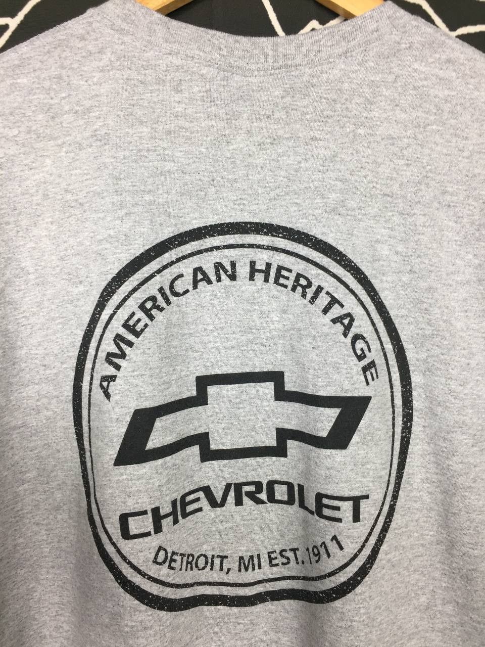 Gildan × Mustang × Vintage Chevrolet An American Heritage Big Logo Racing Tee Size US XL / EU 56 / 4 - 3 Thumbnail