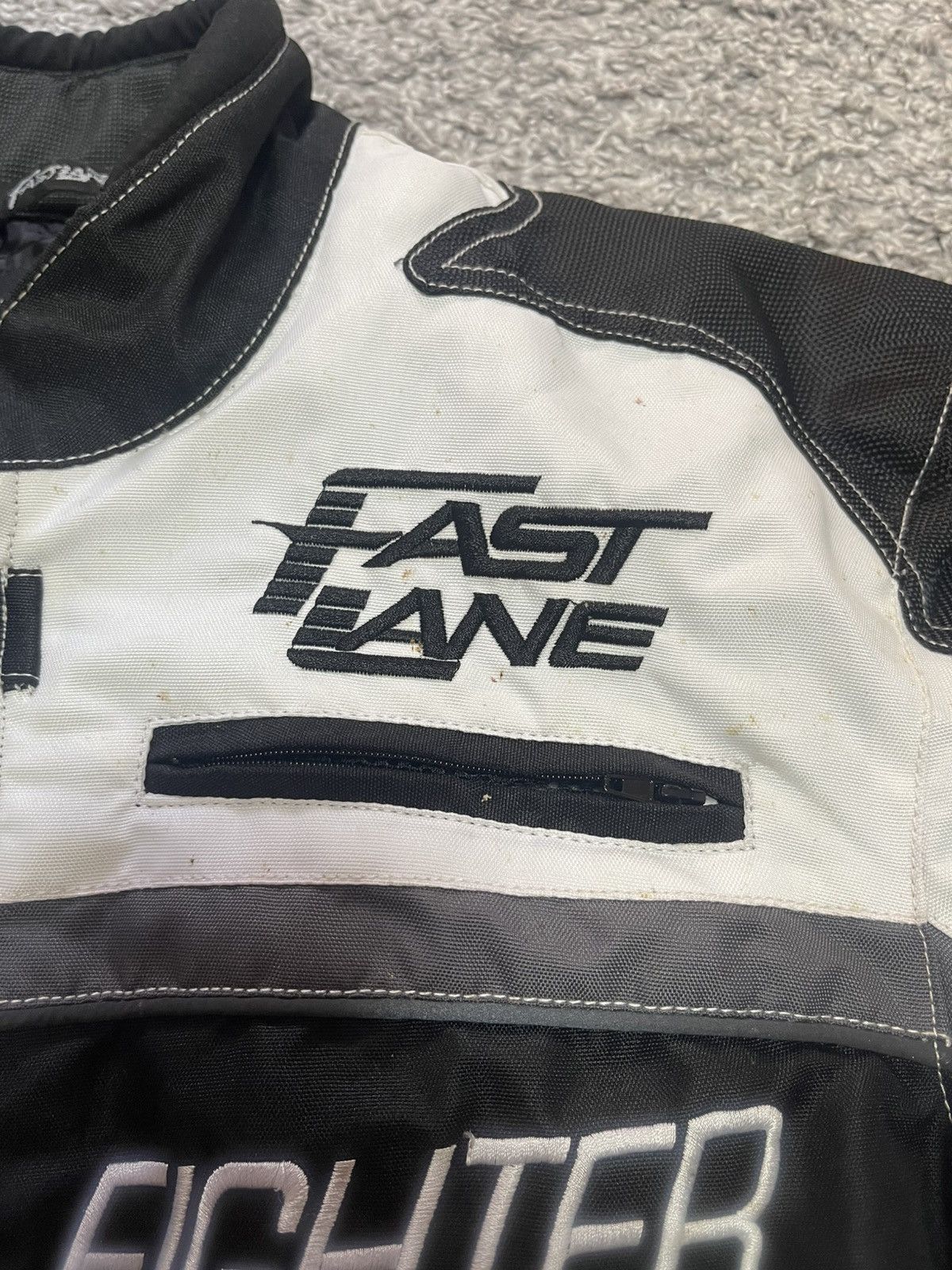 Vintage Vintage Speed Fighter Fast Lane Racing moto Jacket size М Size US M / EU 48-50 / 2 - 6 Thumbnail